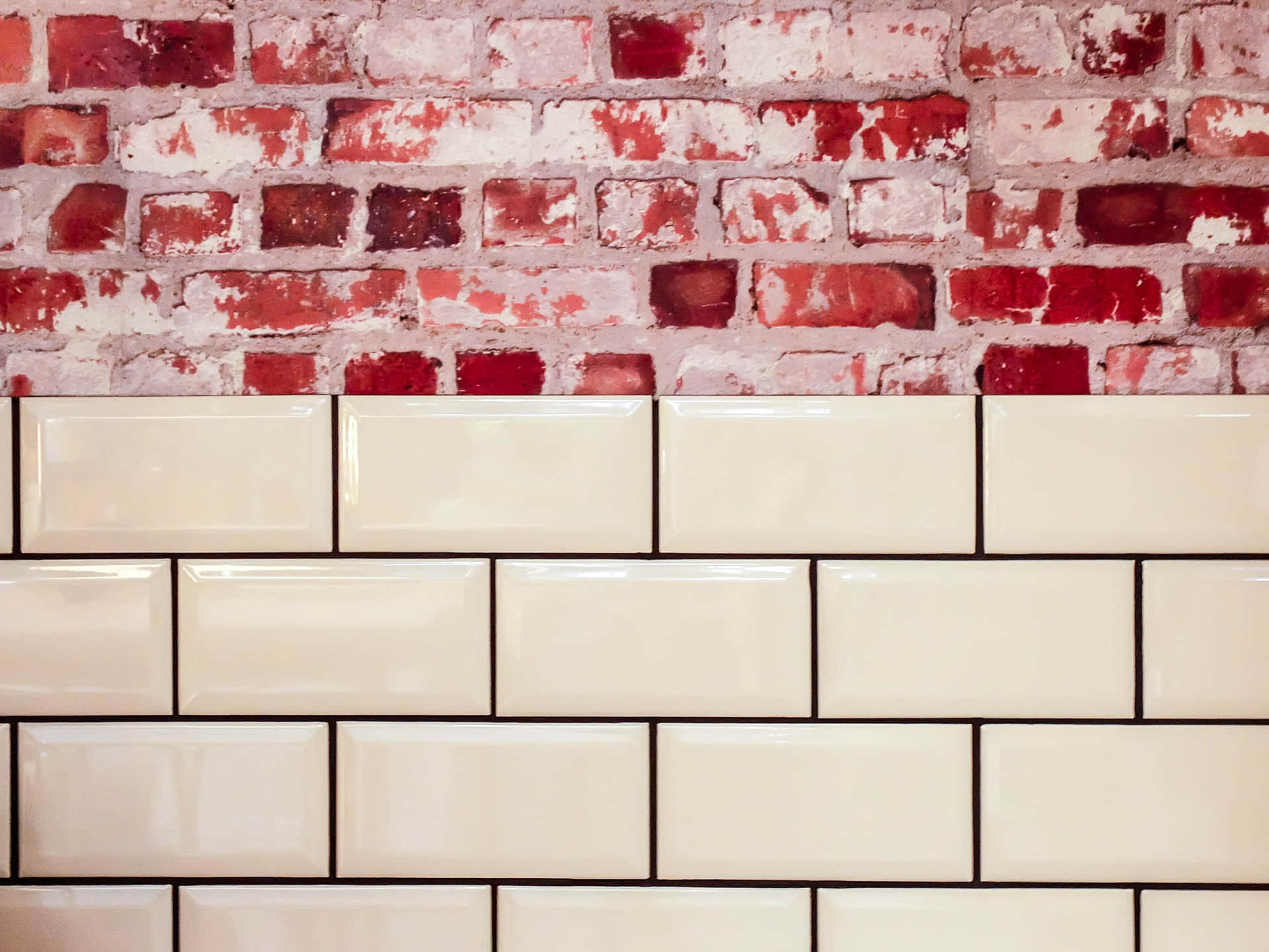 White And Red Tile