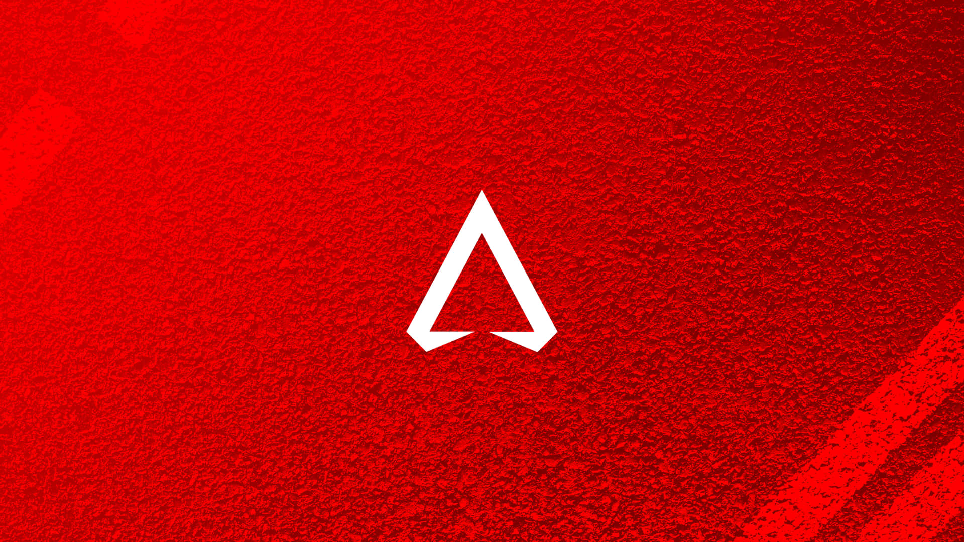 White Apex Legends Logo On Red Background