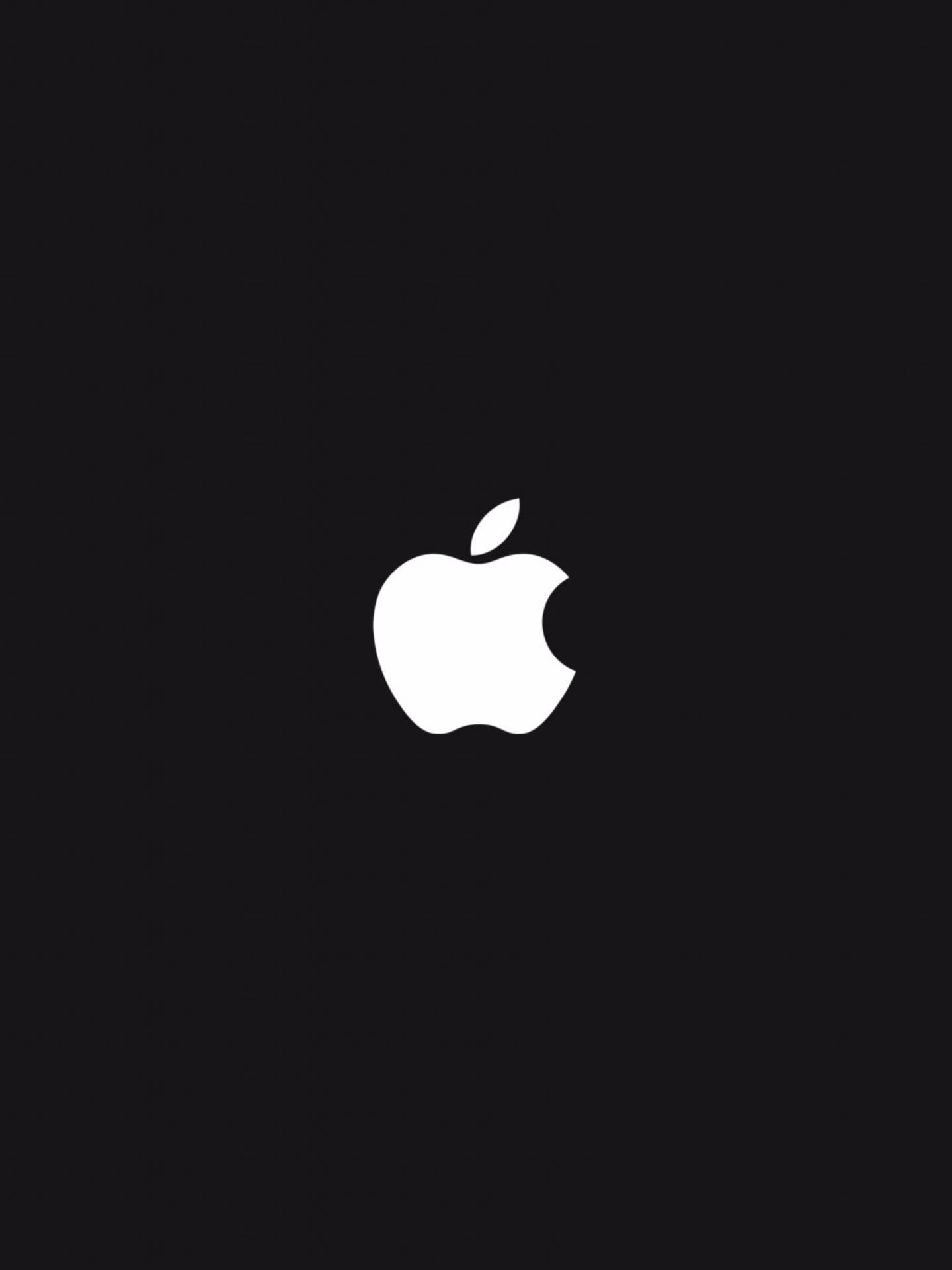 White Apple Logo 4k