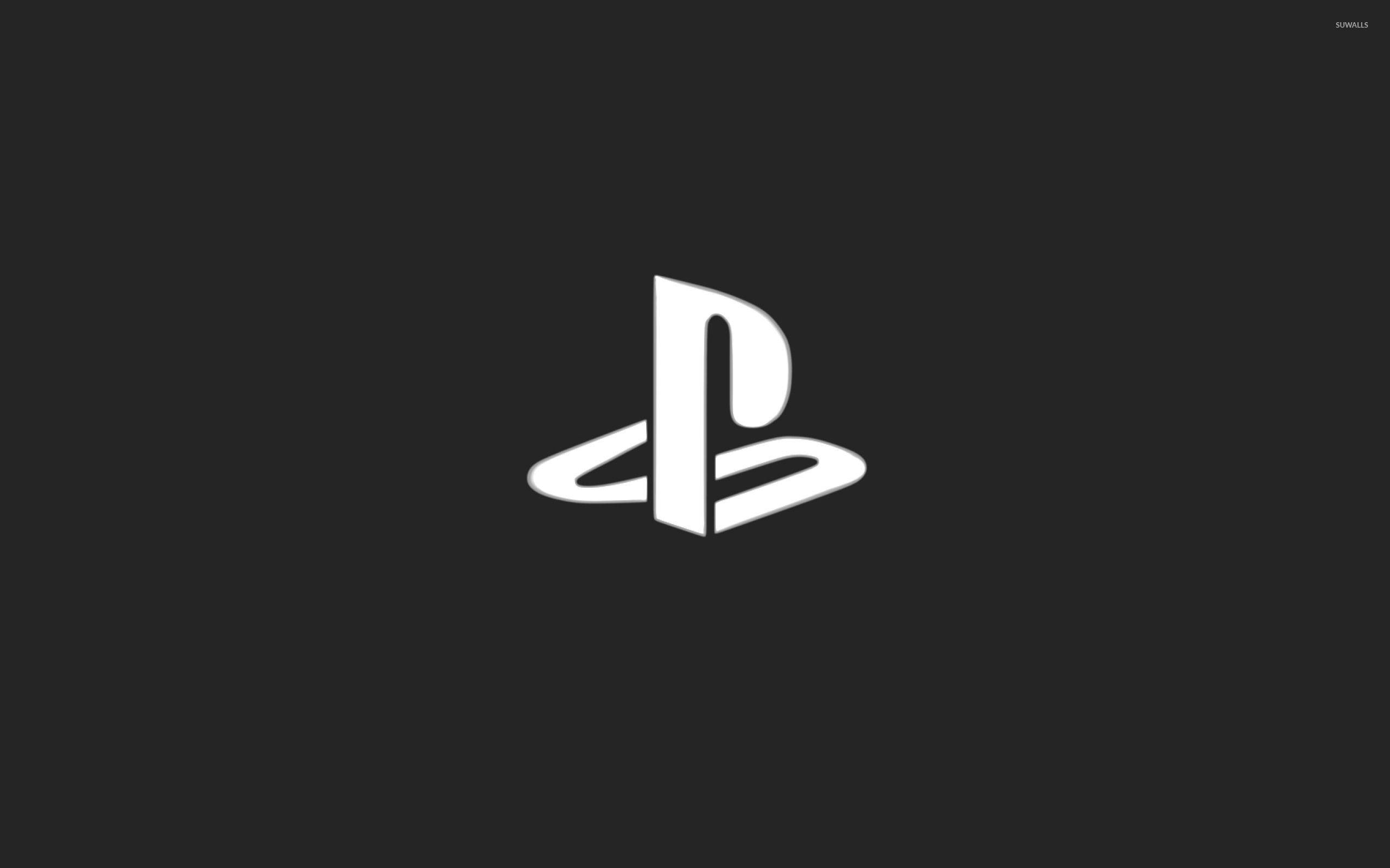 White Black Ps4 Logo Background