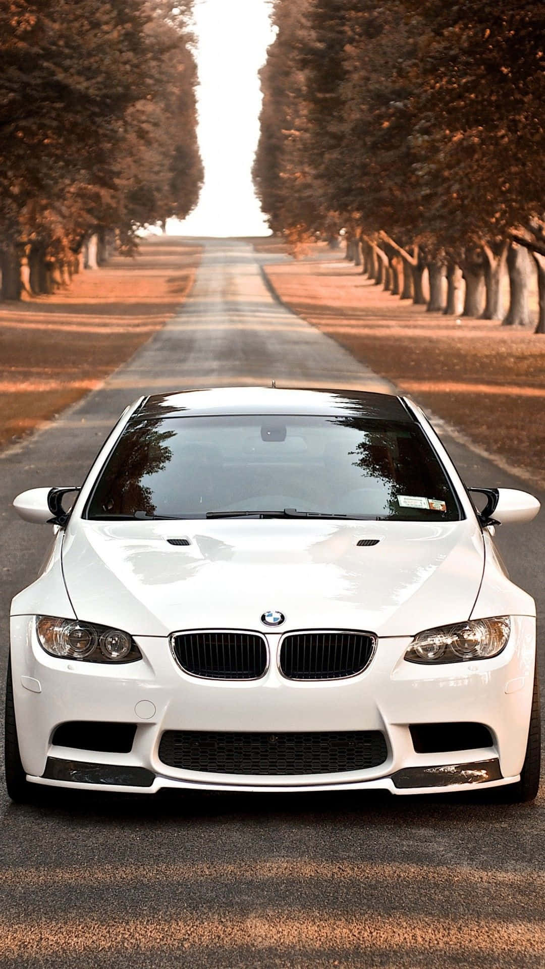 White Bmw M8 4k Mobile Background