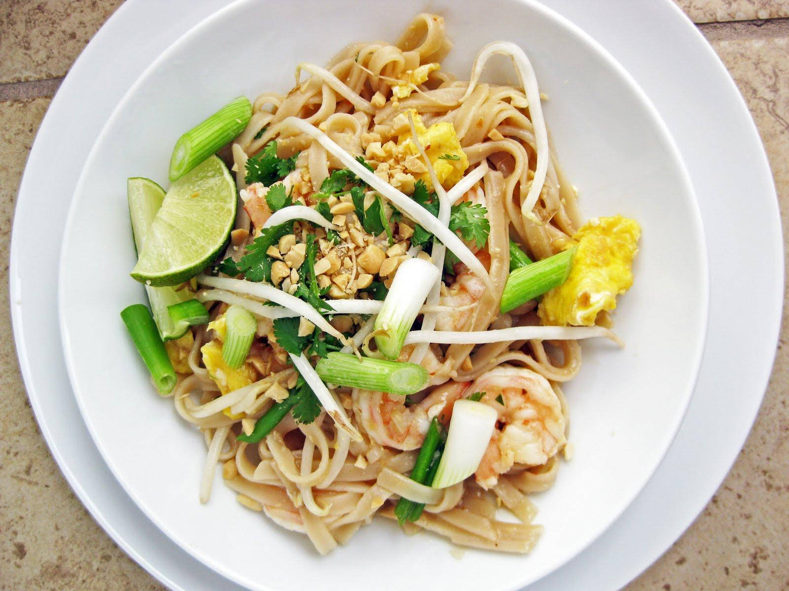 White Bowl Of Pad Thai Delicacy