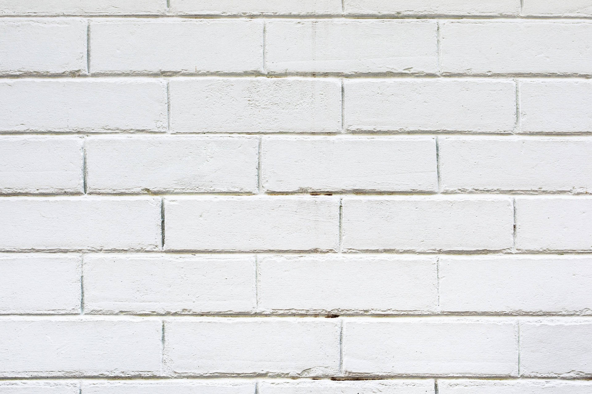 White Brick Running Bond Background