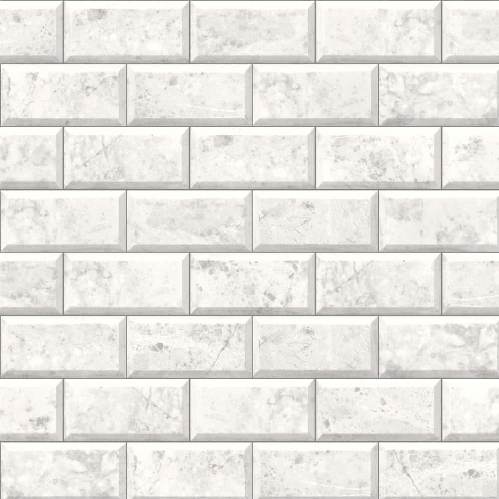 White Brick Tile Background