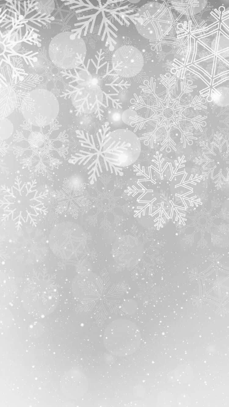 White Christmas Portrait Iphone Background