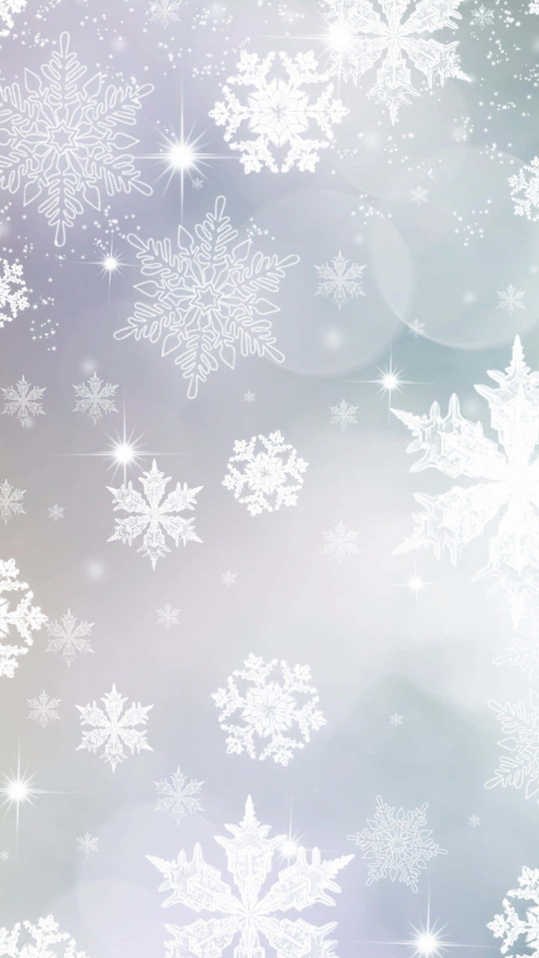 White Christmas Snow Iphone Background