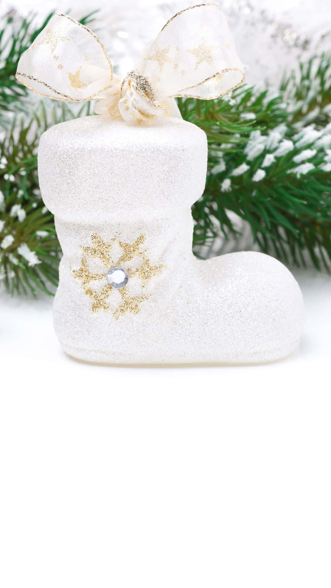 White Christmas Socks Iphone Background