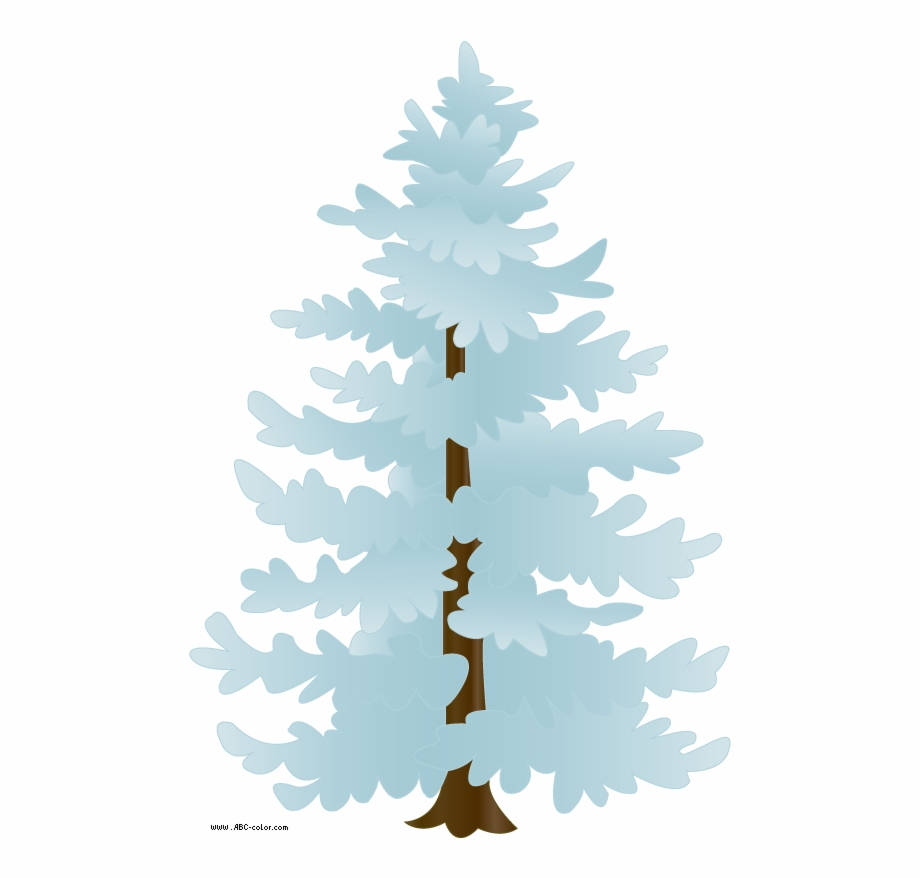 White Christmas Tree Clipart Background