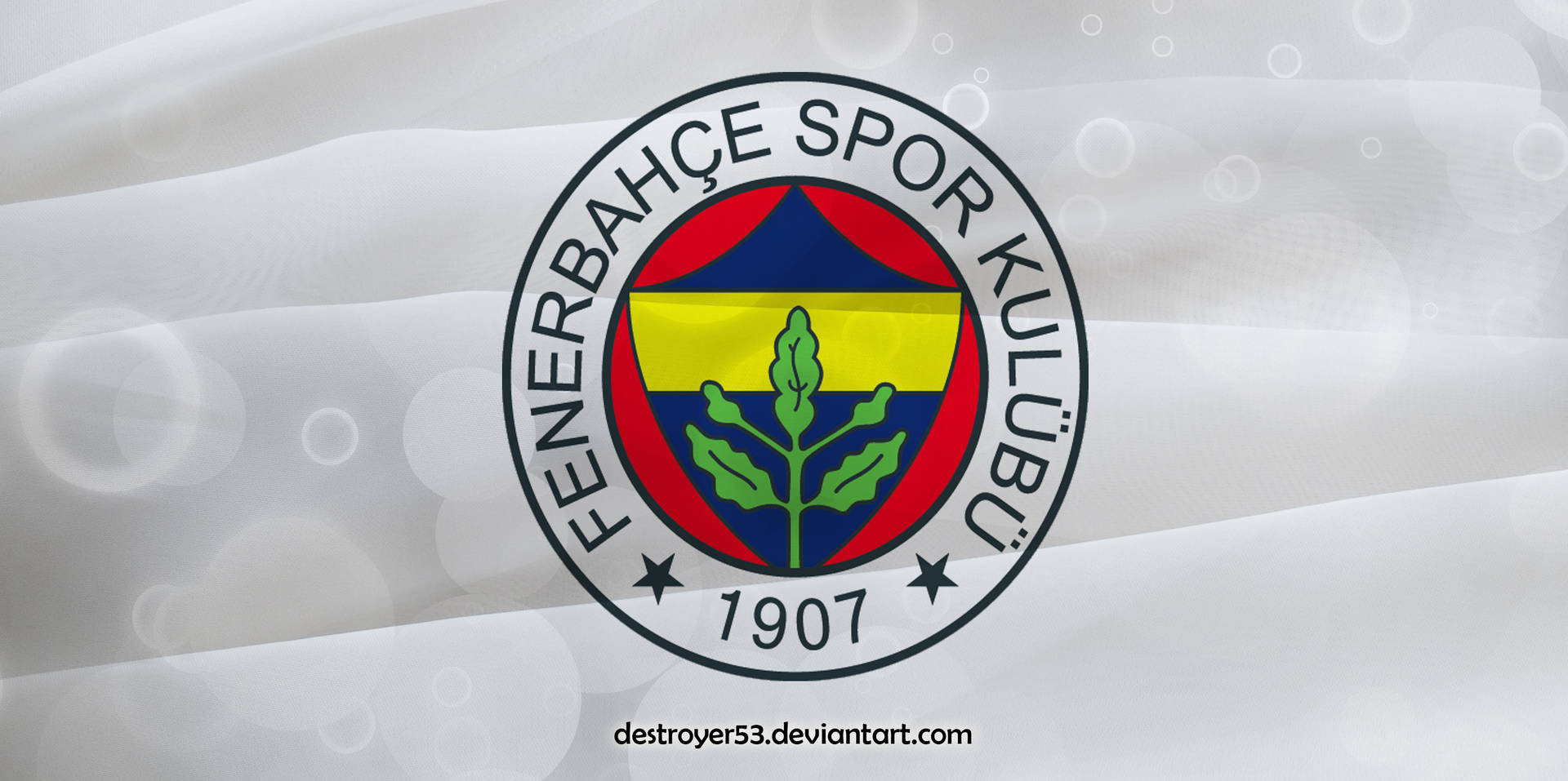 White Cloth Fenerbahce Background