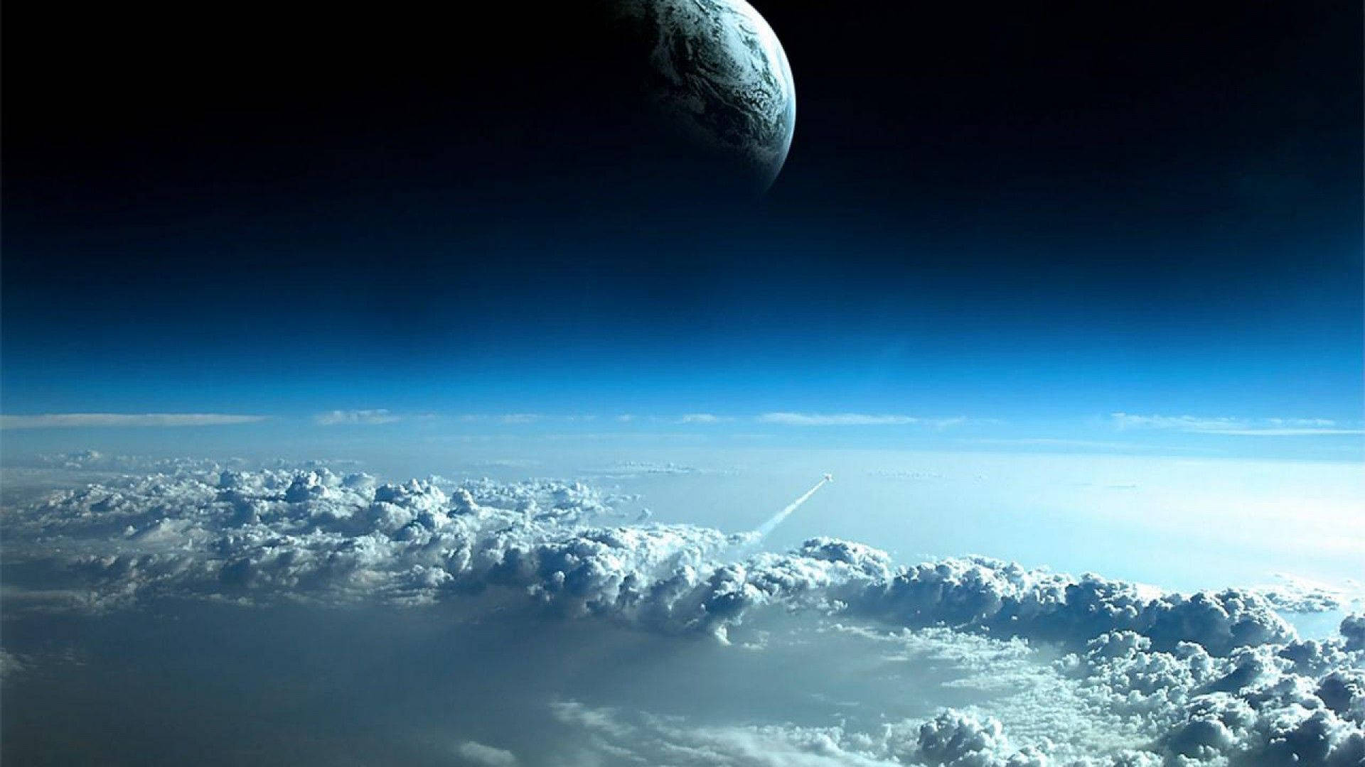 White Clouds 1920x1080 Hd Space Background