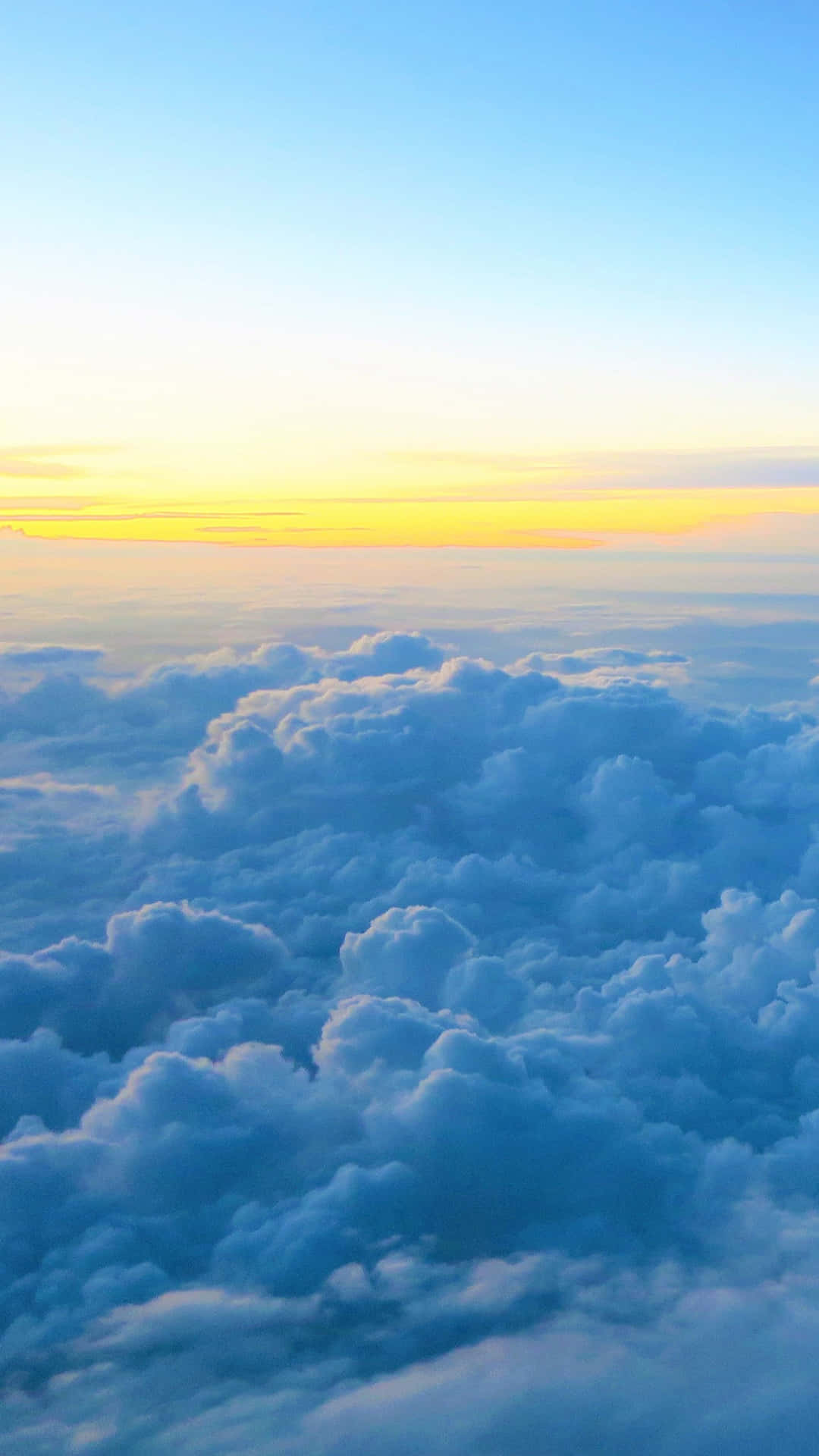 White Clouds During Sunrise Background