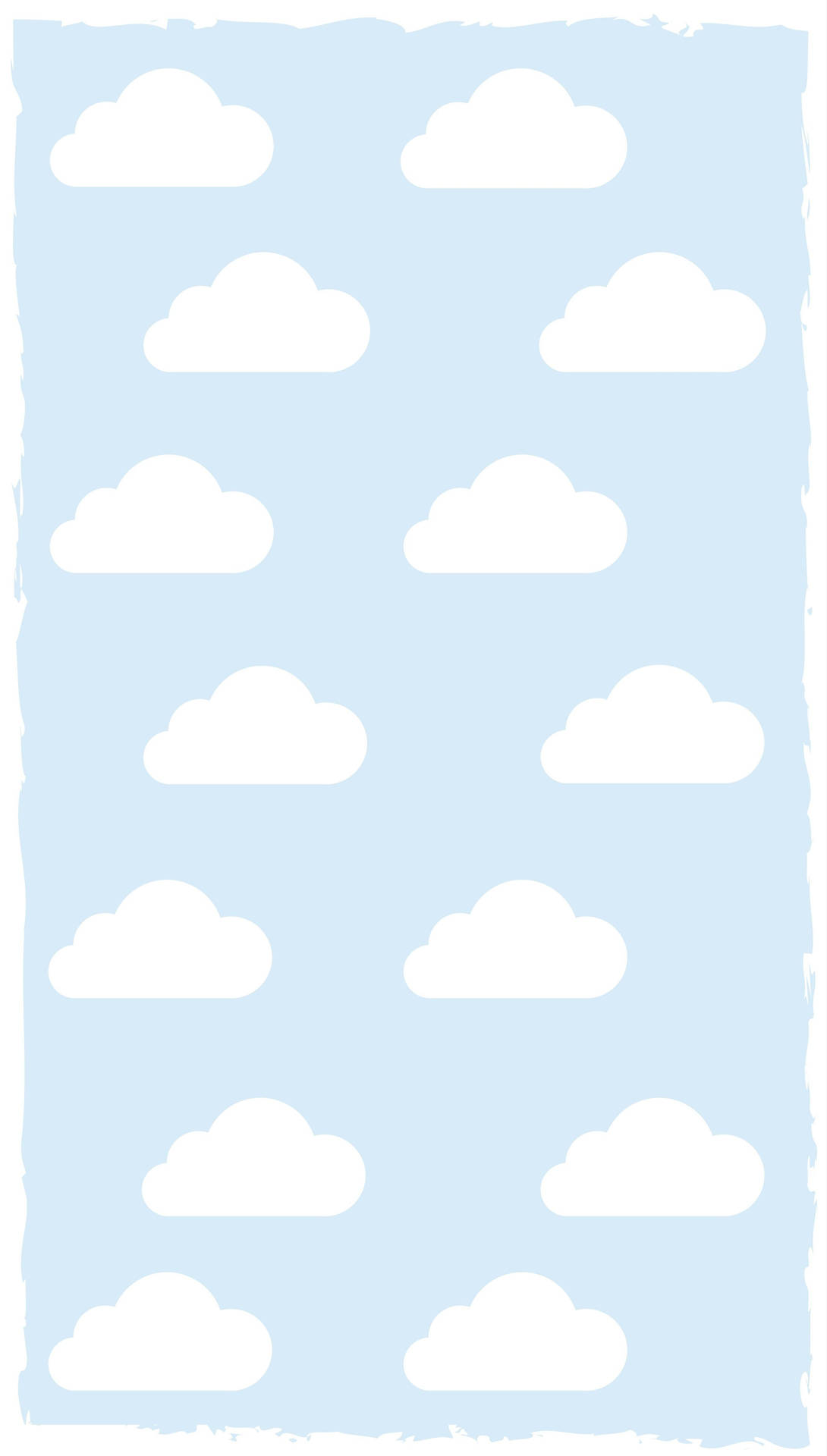 White Clouds Simple Iphone Background