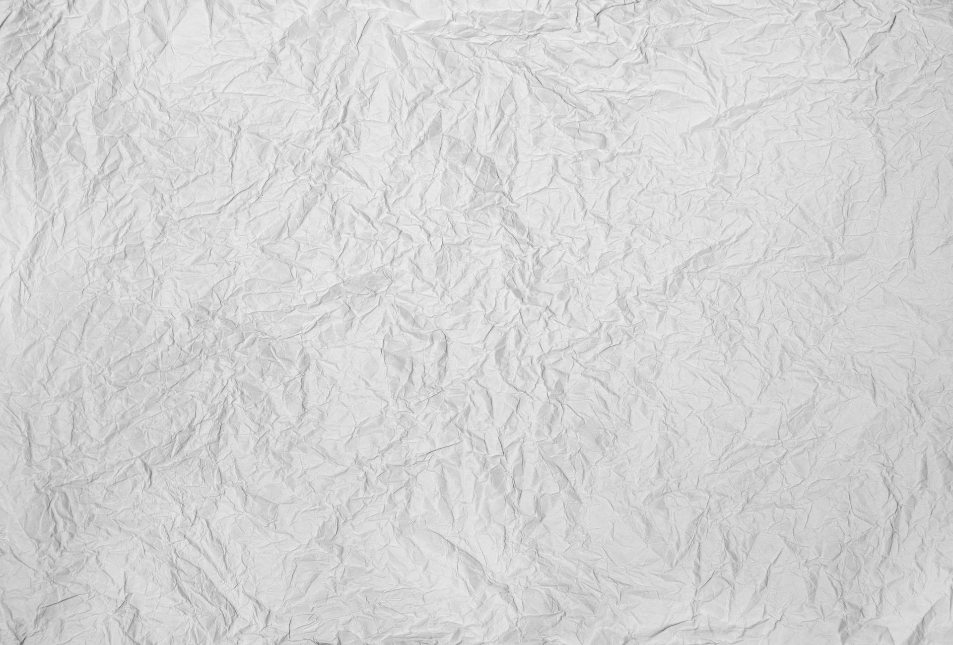 White Crumpled Paper Appearance Background