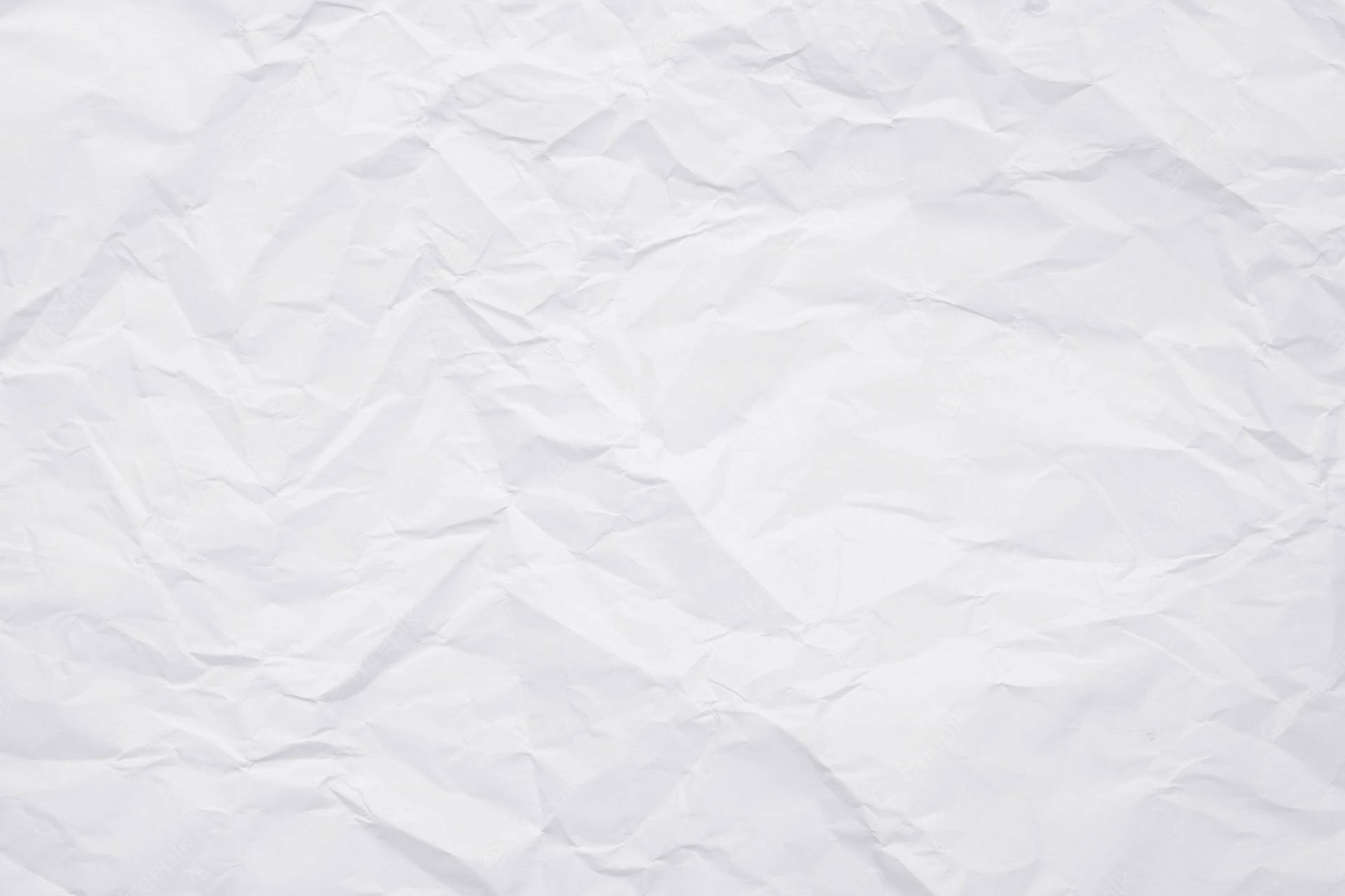 White Crumpled Paper Atmosphere Background