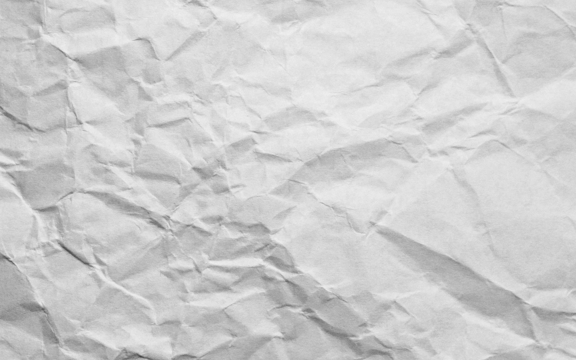 White Crumpled Paper Feature Background