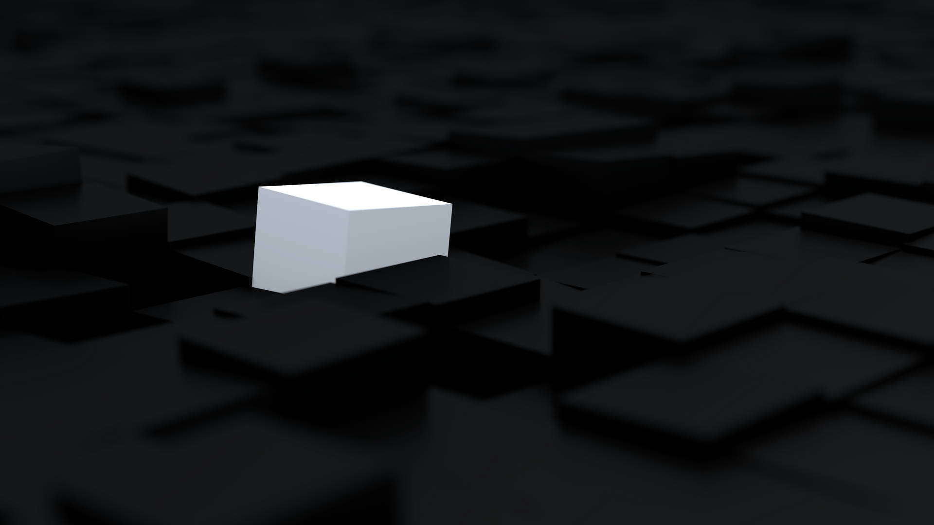 White Cube Clean 4k Background