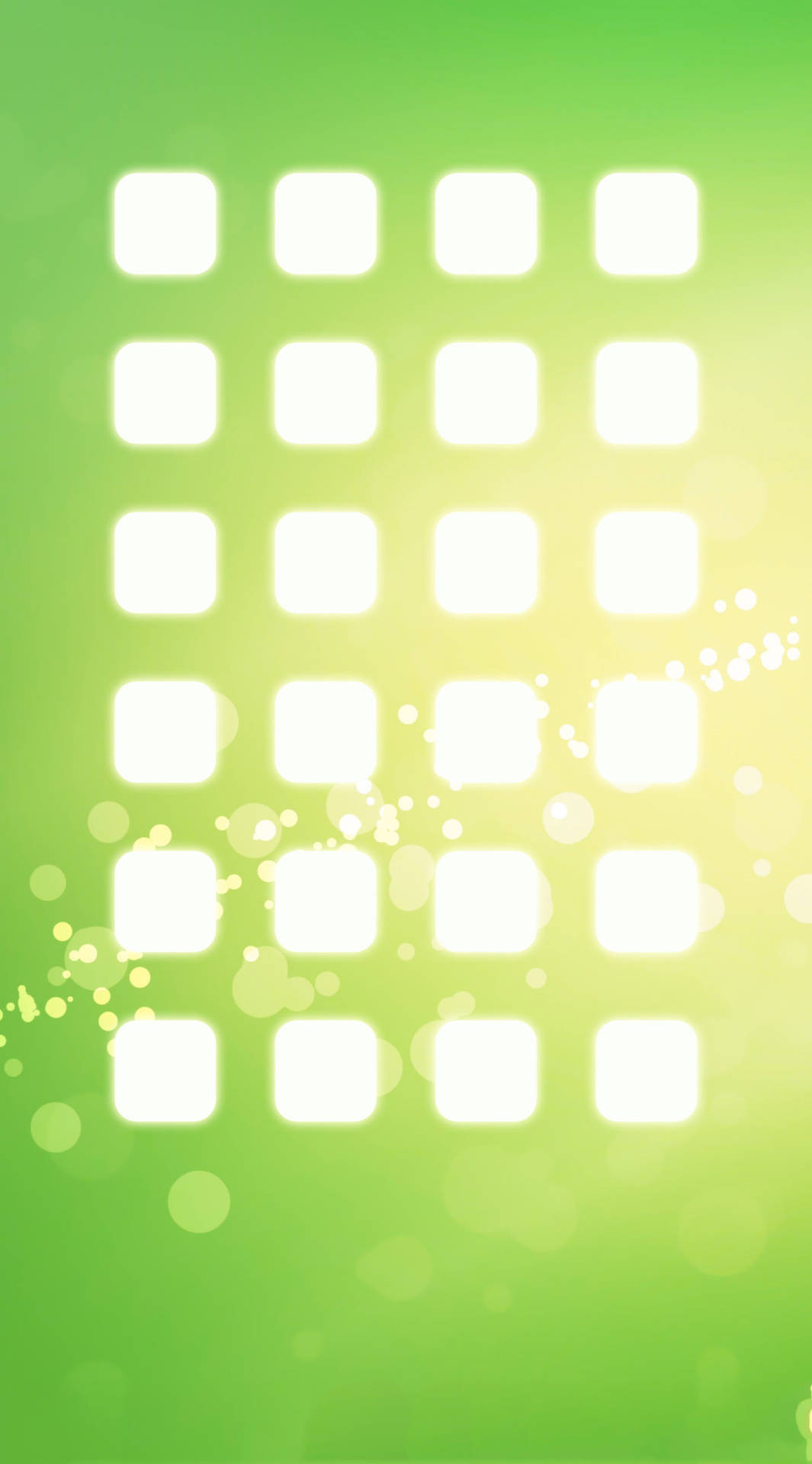 White Cubes Over Gradient Green Iphone