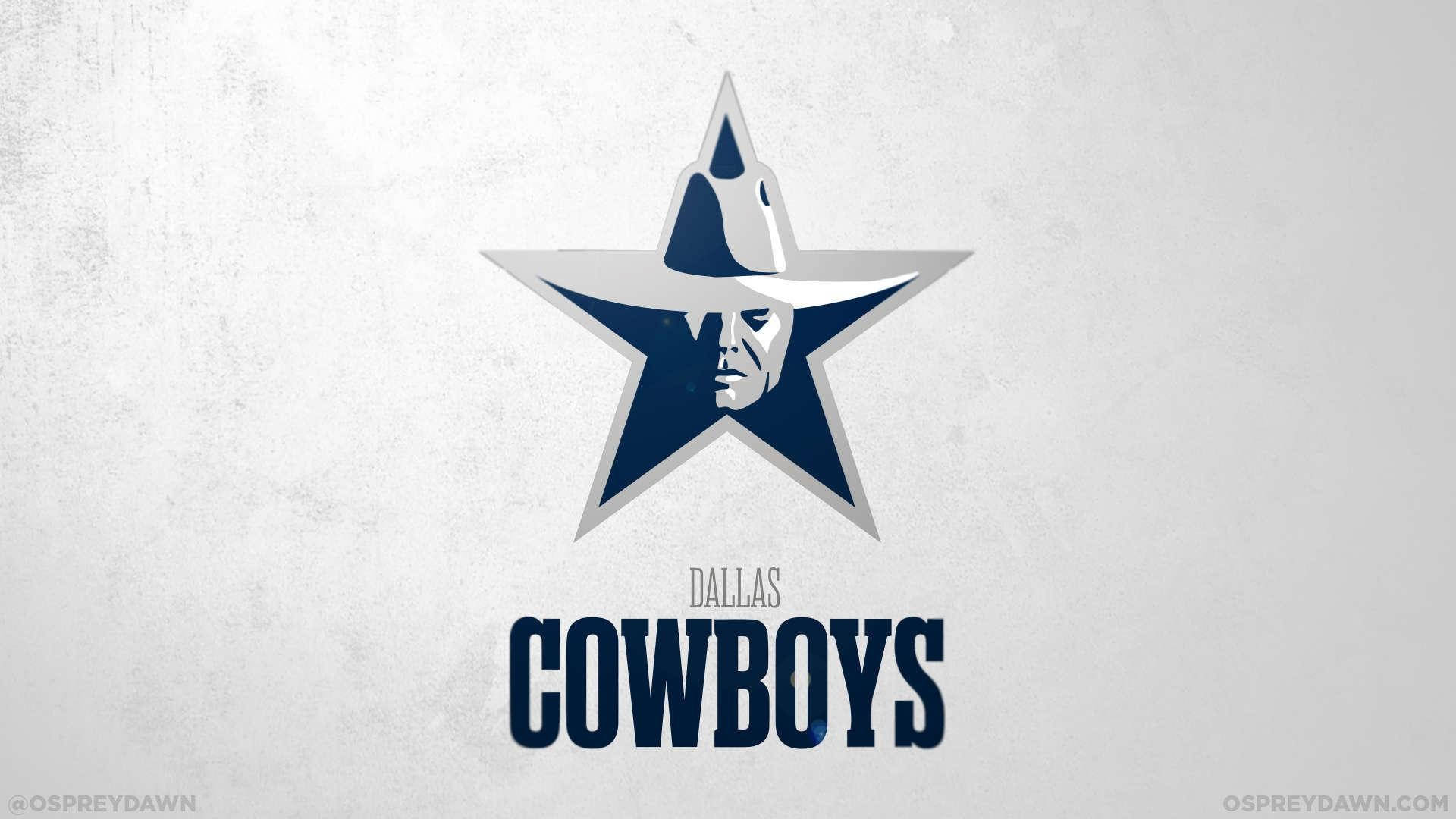 White Dallas Cowboys Logo