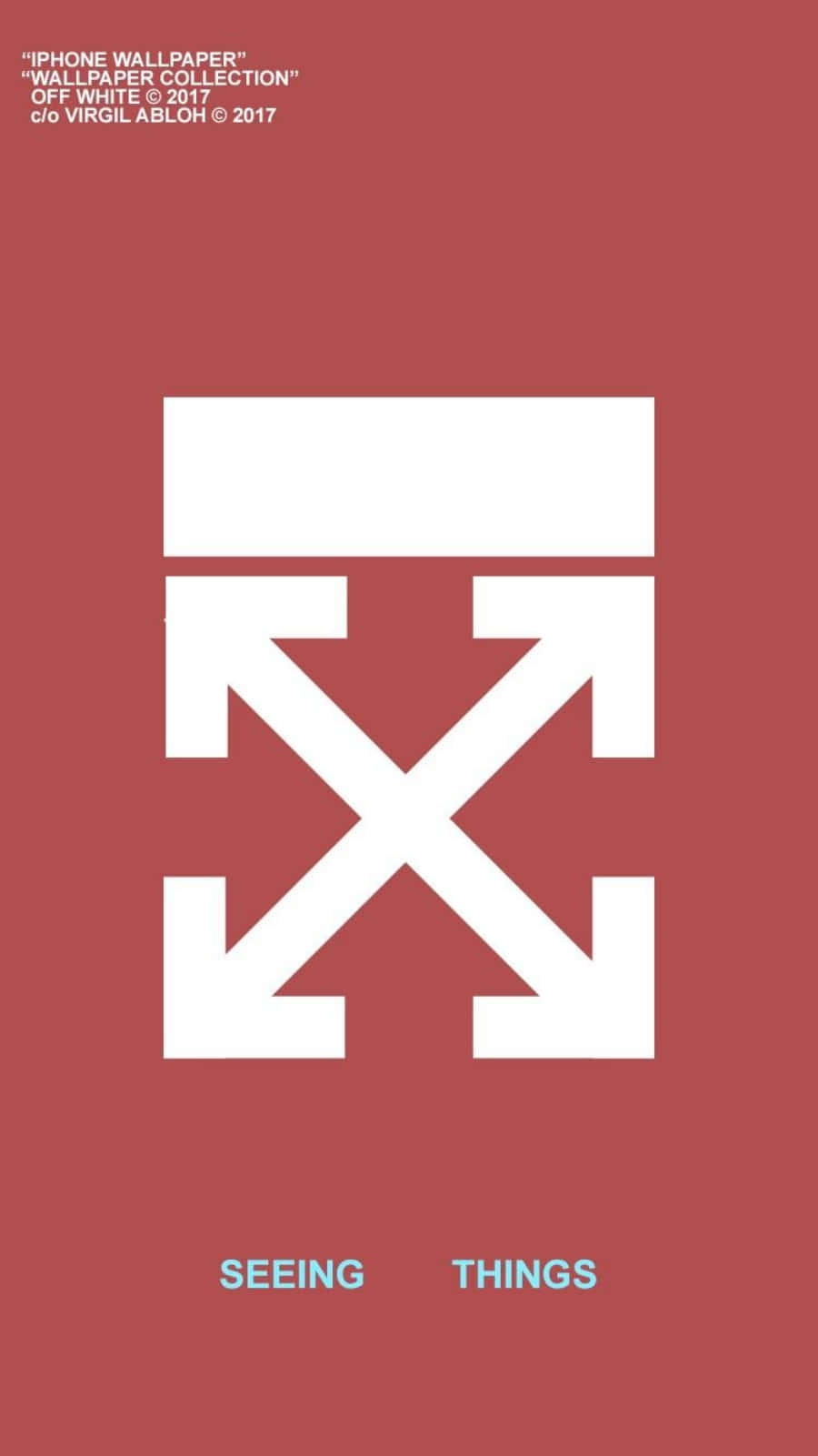 White Diagonal Arrows Off White Iphone 11 Background