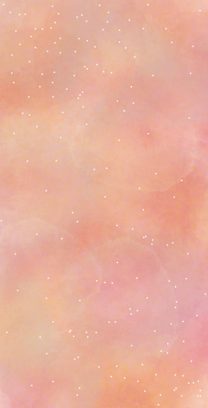 White Dots And Peach Color Aesthetic Background