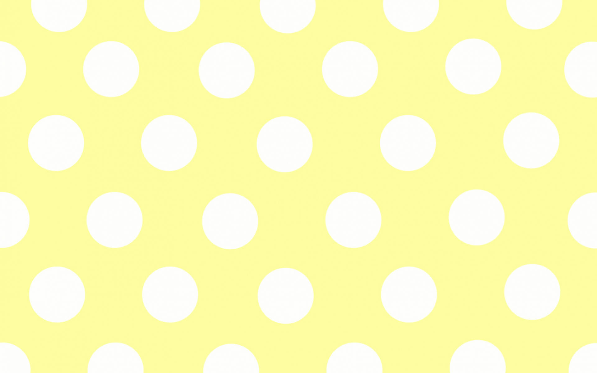 White Dots In Pastel Yellow Background