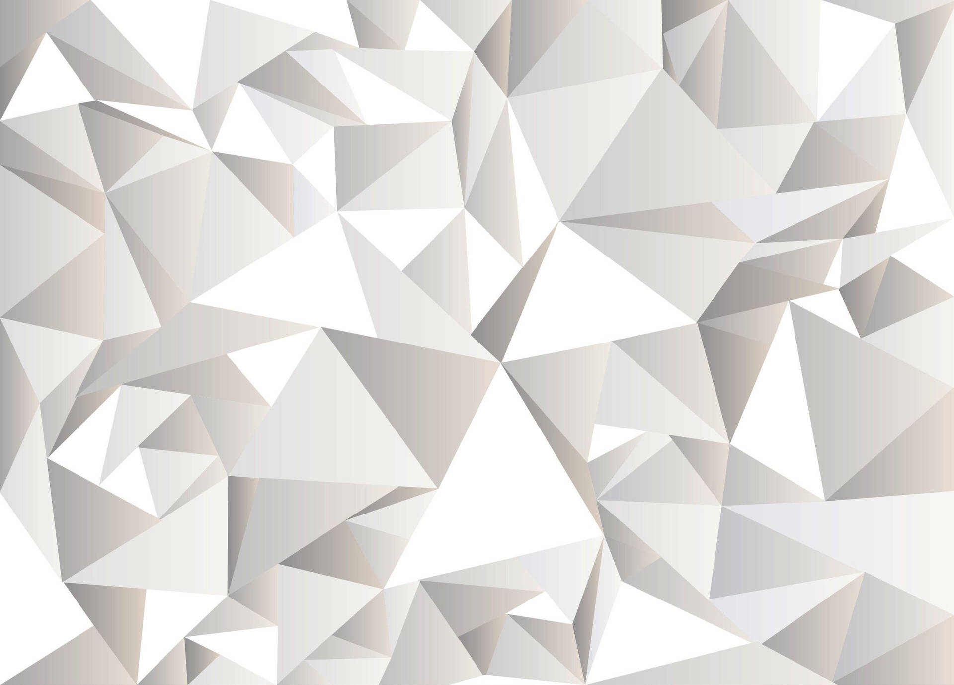 White Geometric Shapes Background