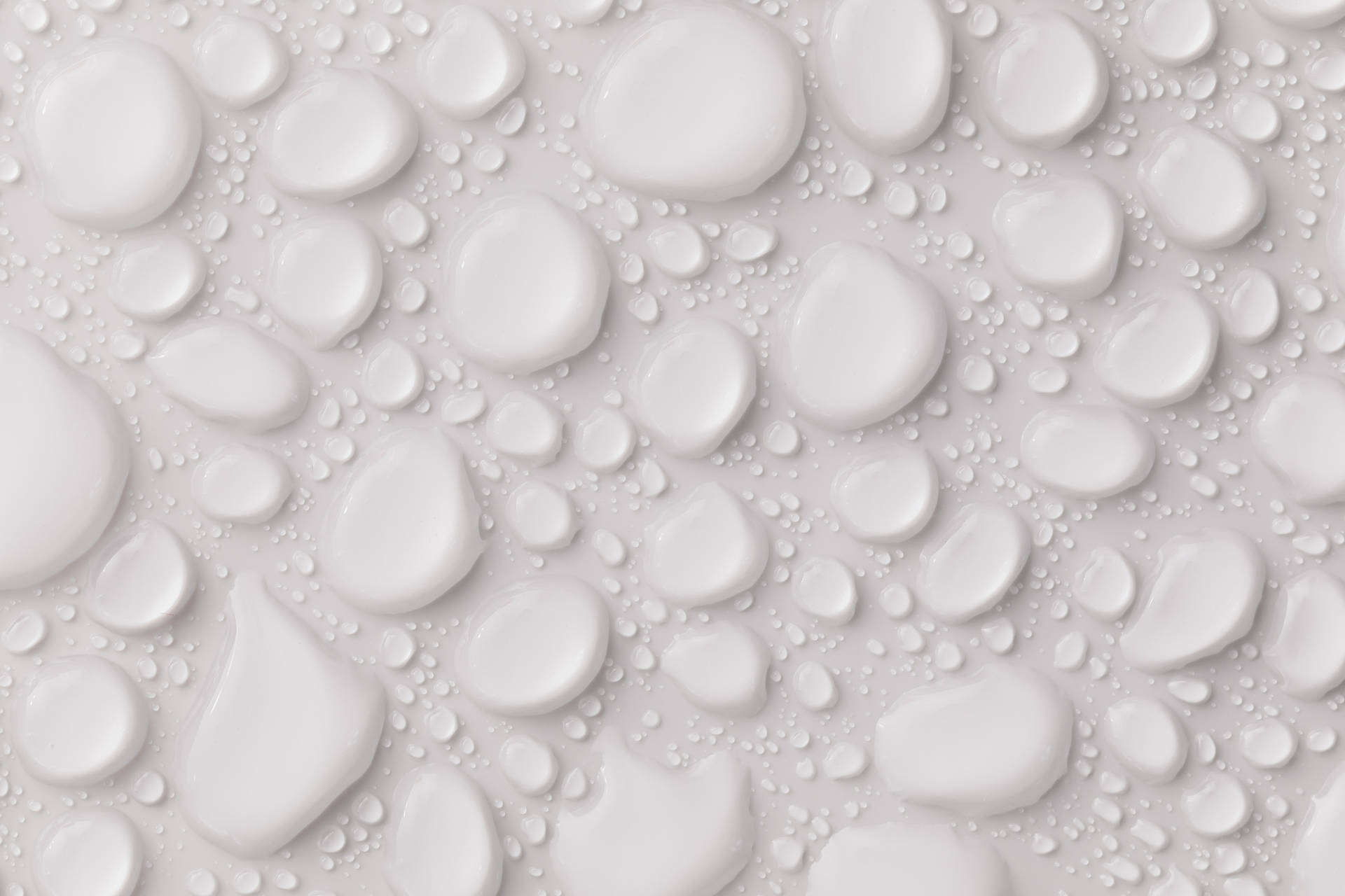White Hd Waterdrops Background