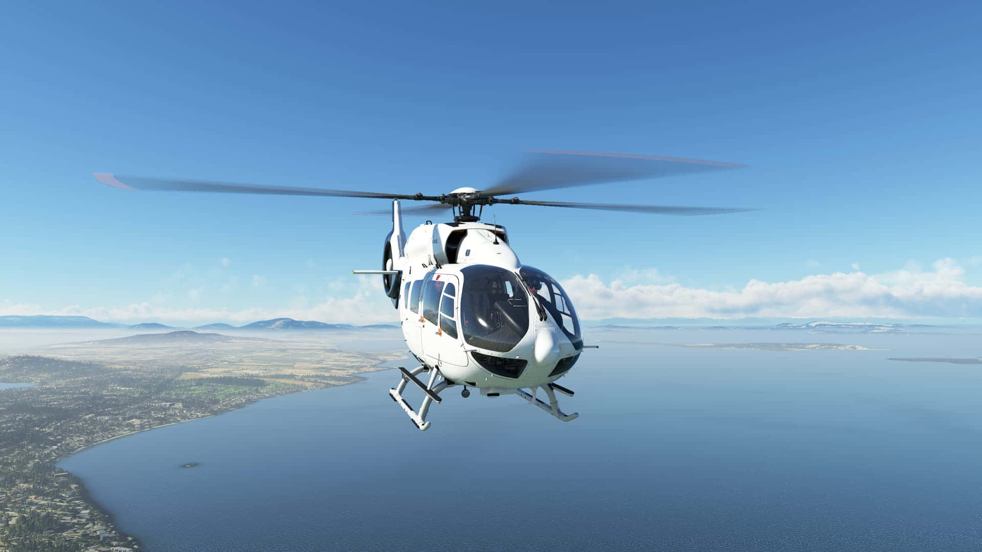 White Helicopters Background