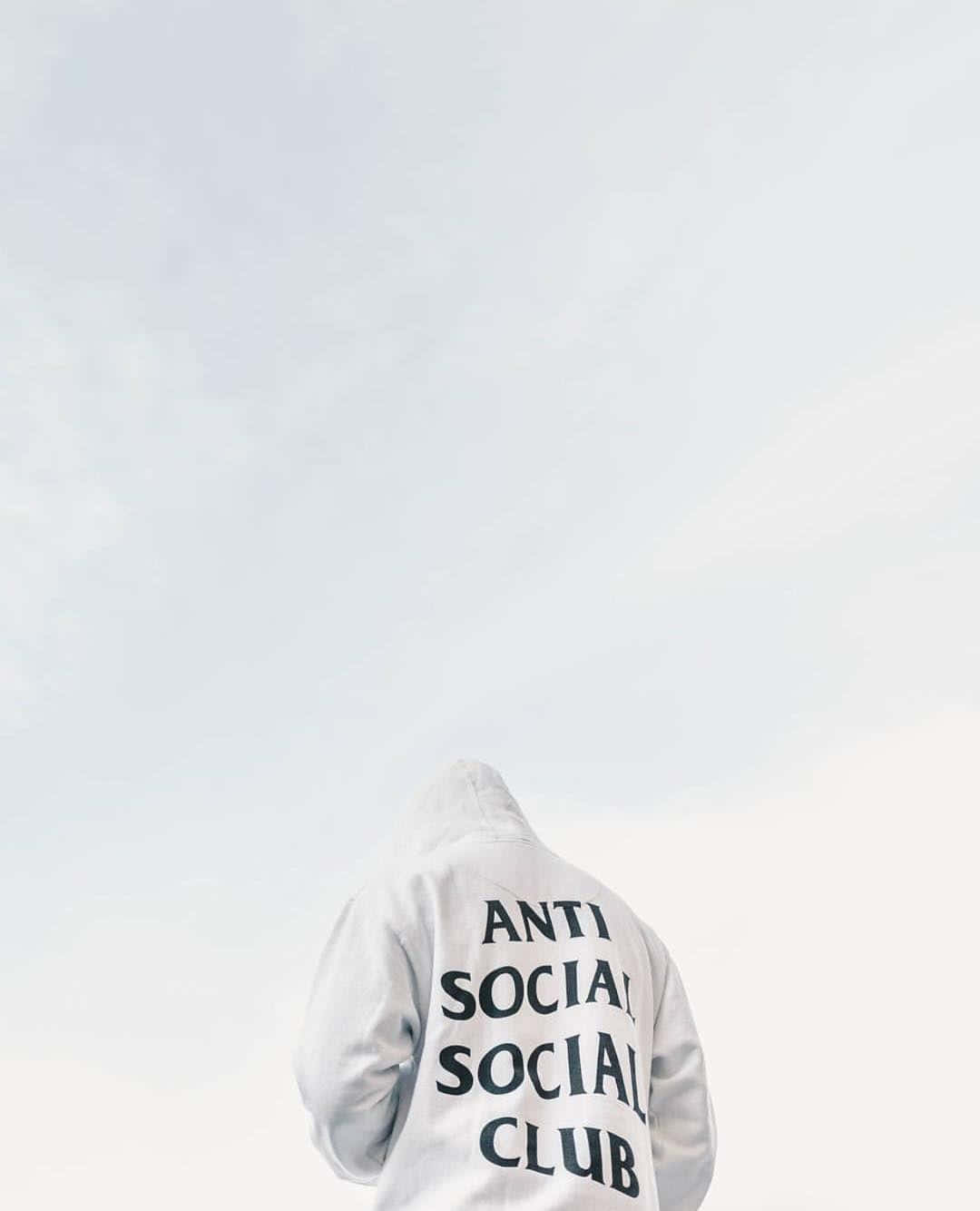 White Hoodie Of Anti Social Club Iphone Background