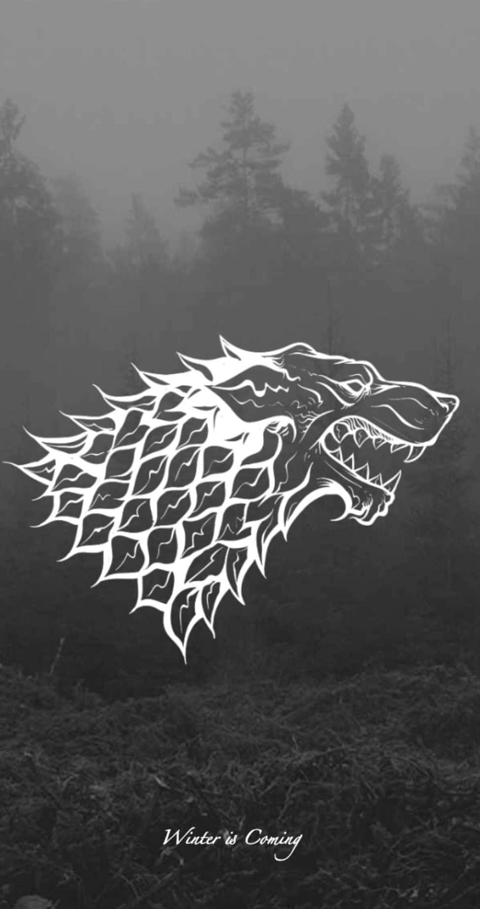 White House Stark Logo Forest Background