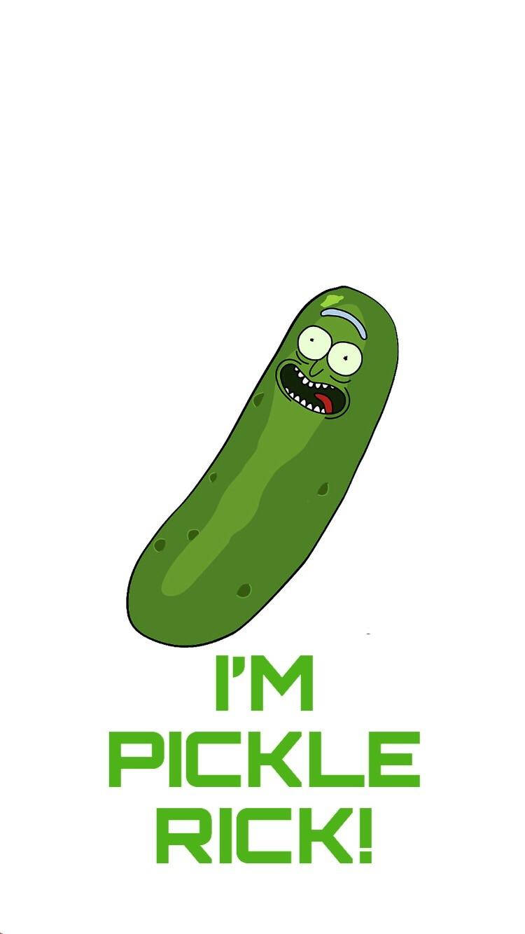 White I'm Pickle Rick