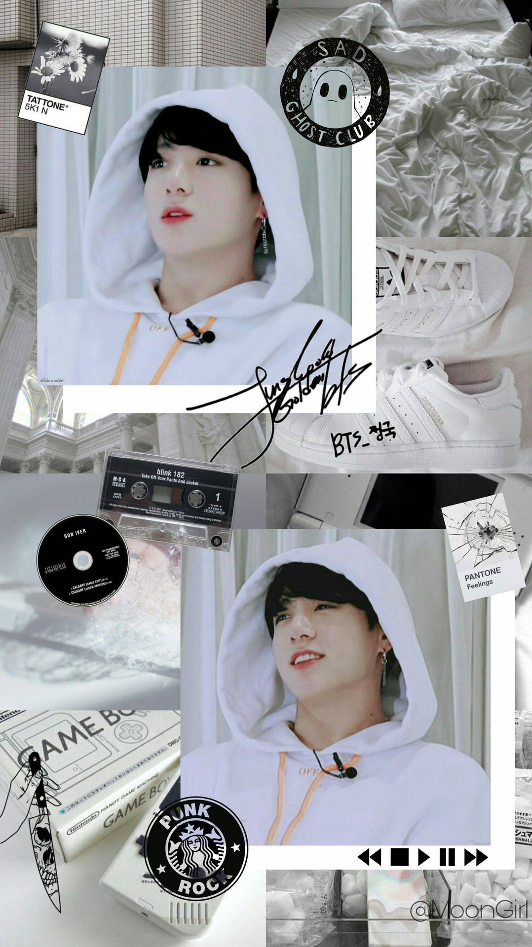 White Jungkook Aesthetic