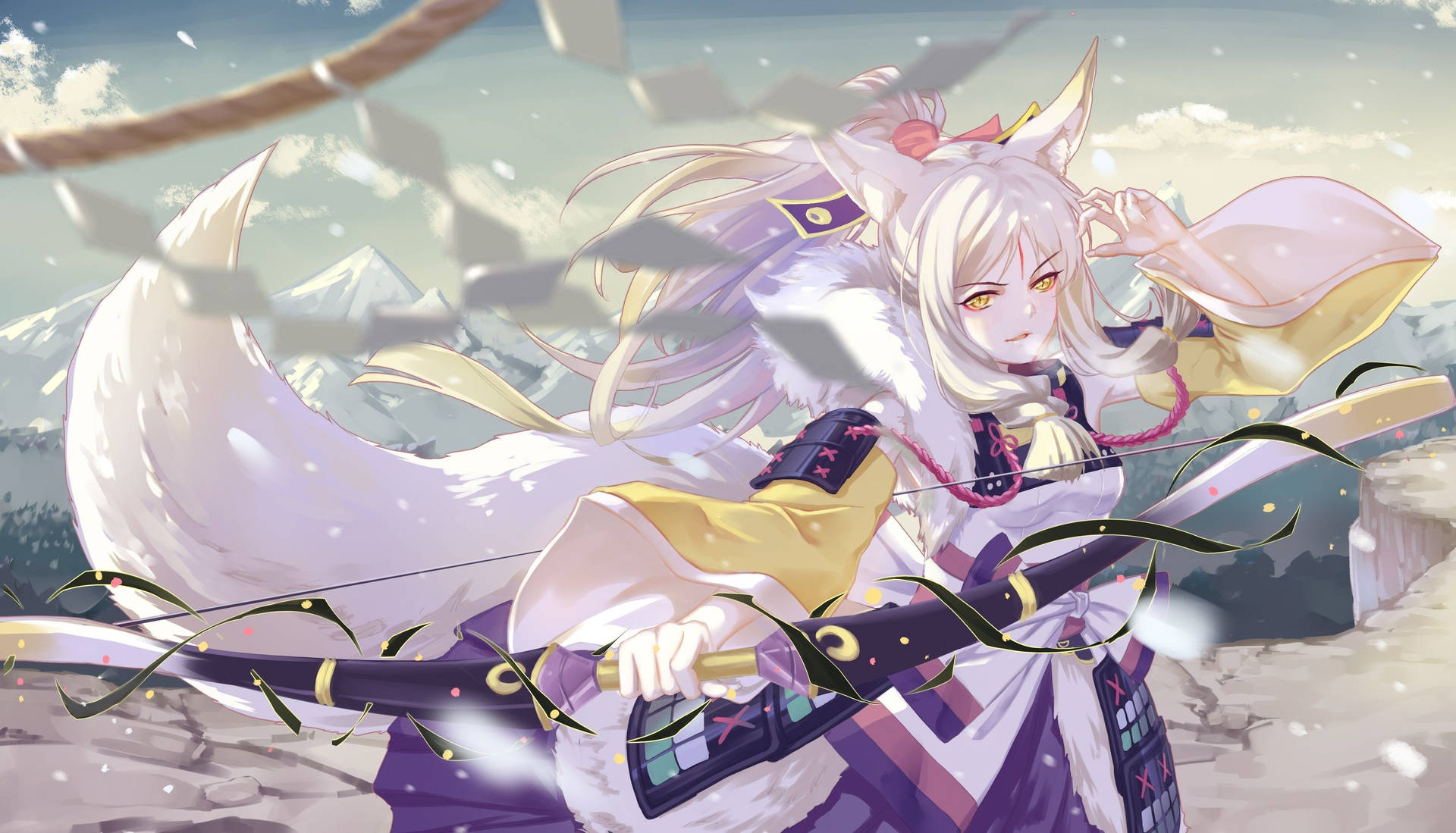 White Kitsune Of Onmyoji