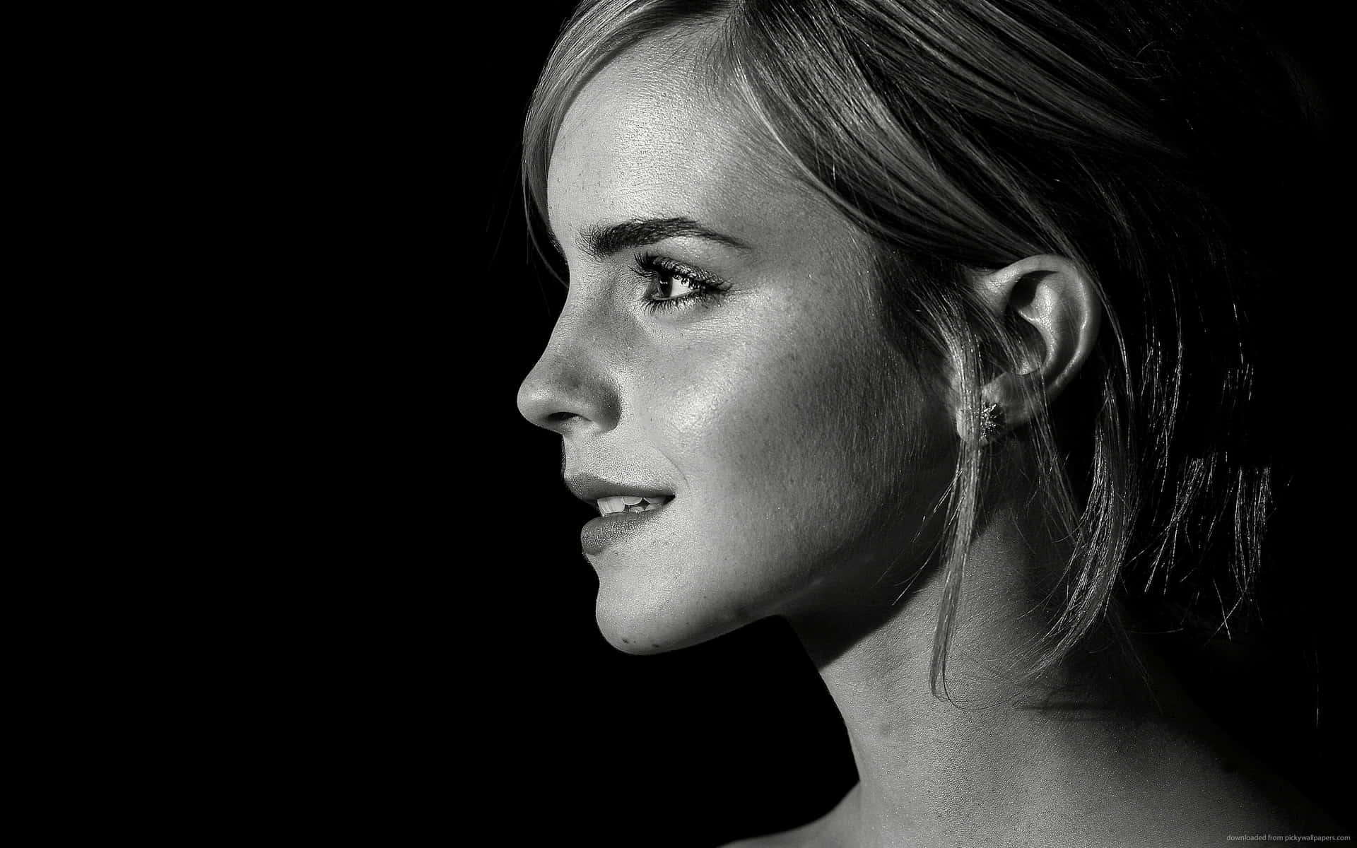 White Lady Emma Watson Background