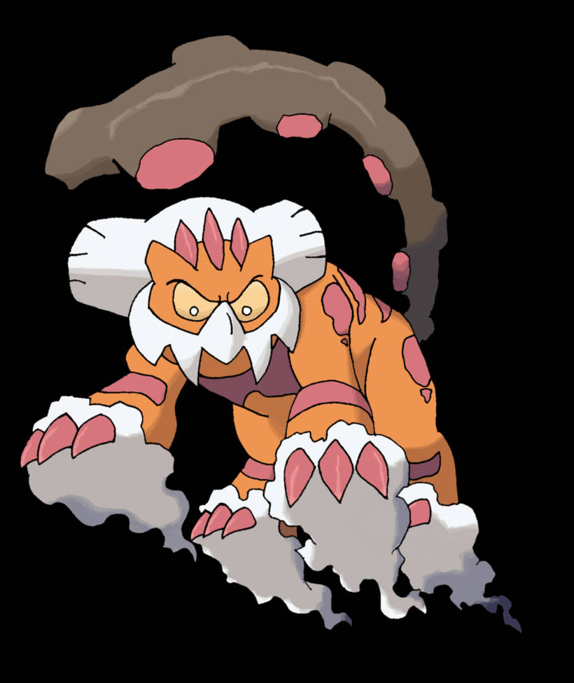 White Landorus Hovering