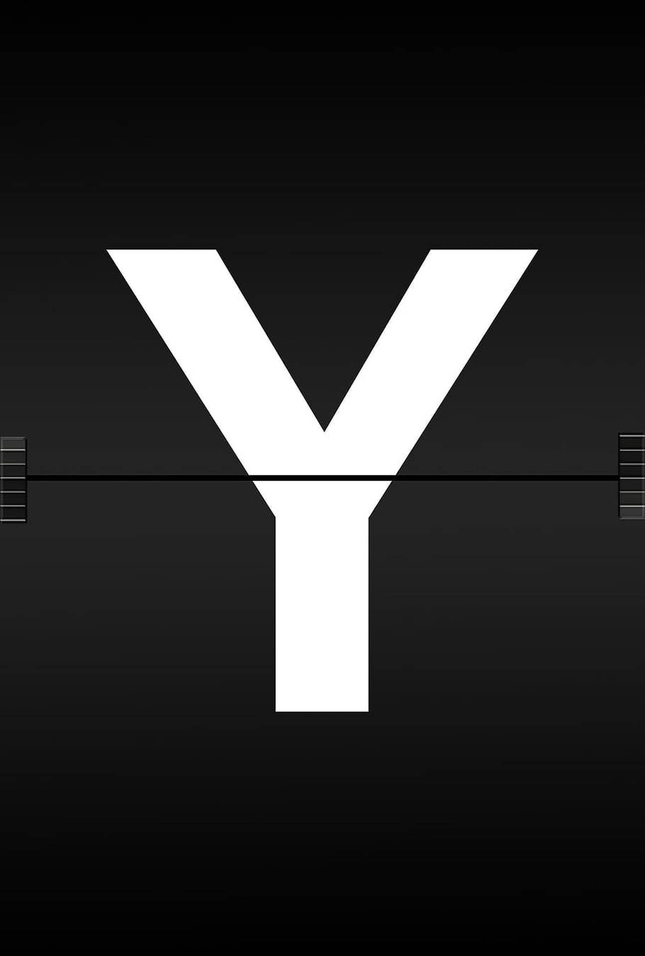 White Letter Y Background