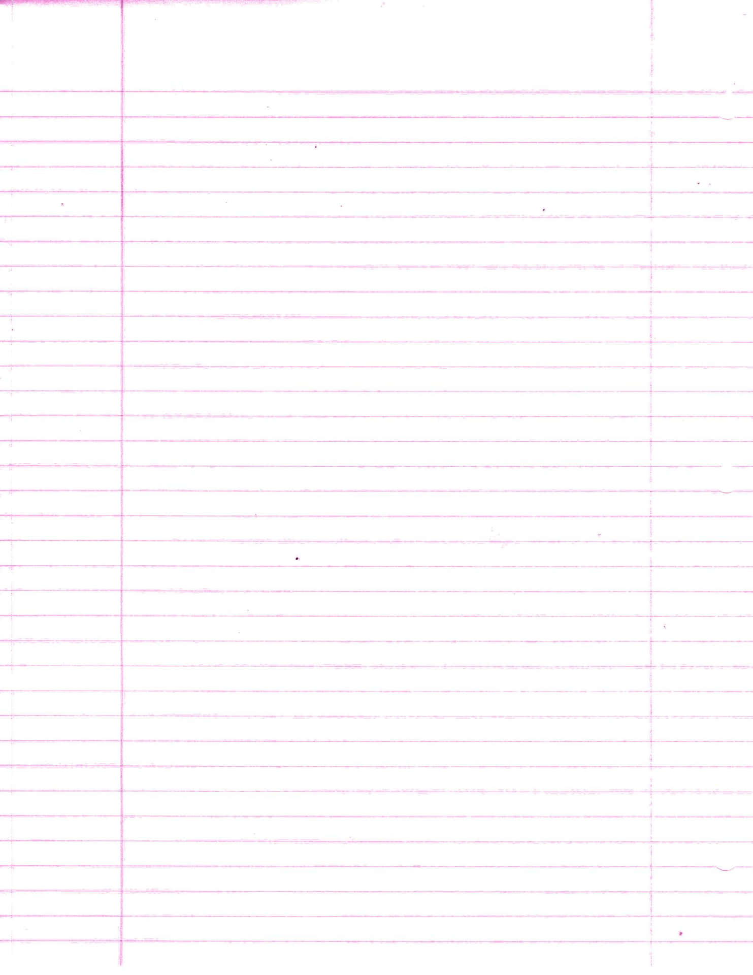 White Lined Paper Background