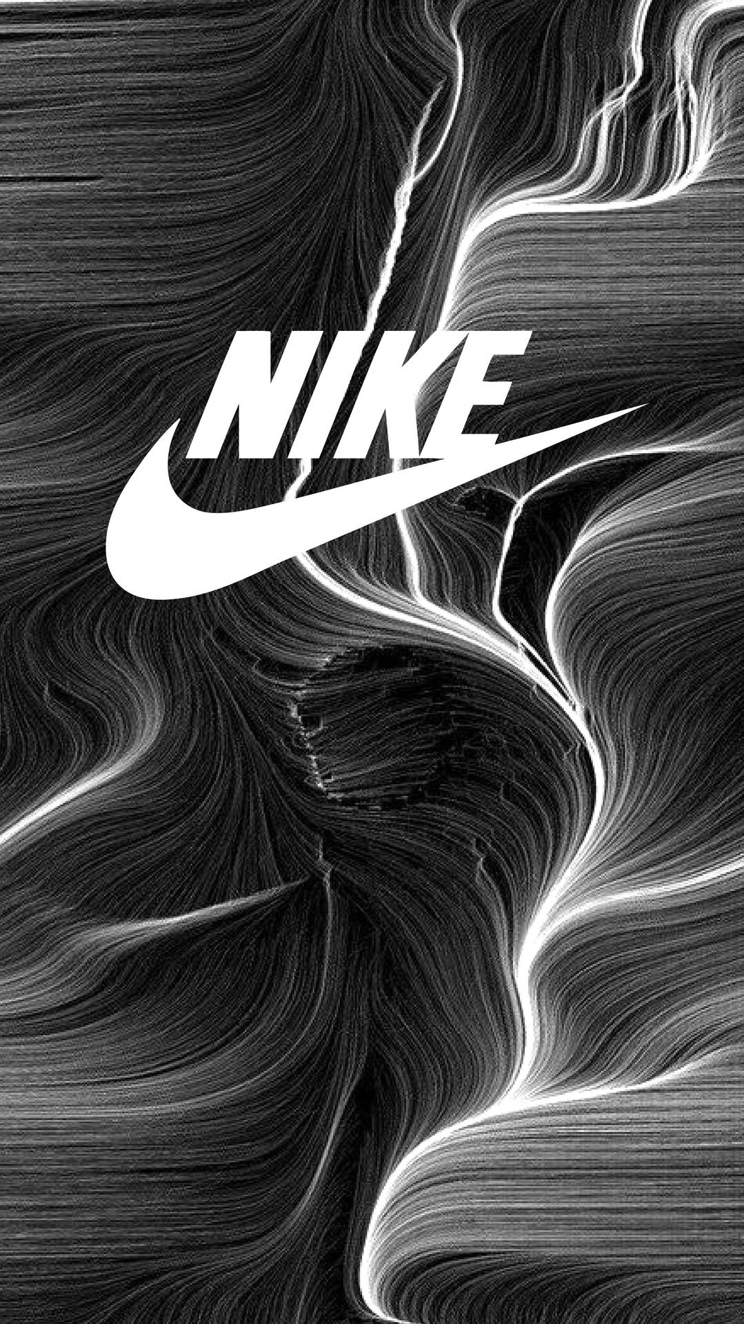 White Lines Nike Iphone Logo Background