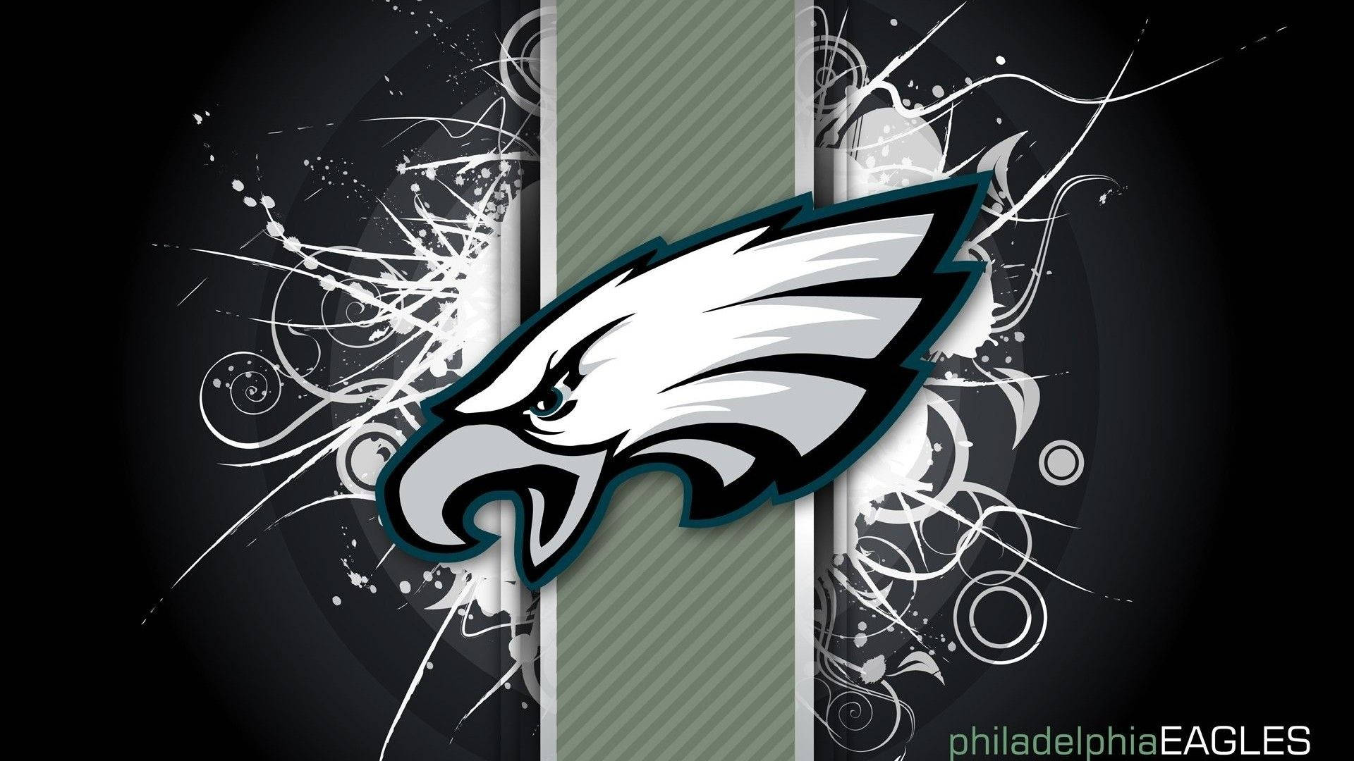 White Logo Of Philadelphia Eagles Background