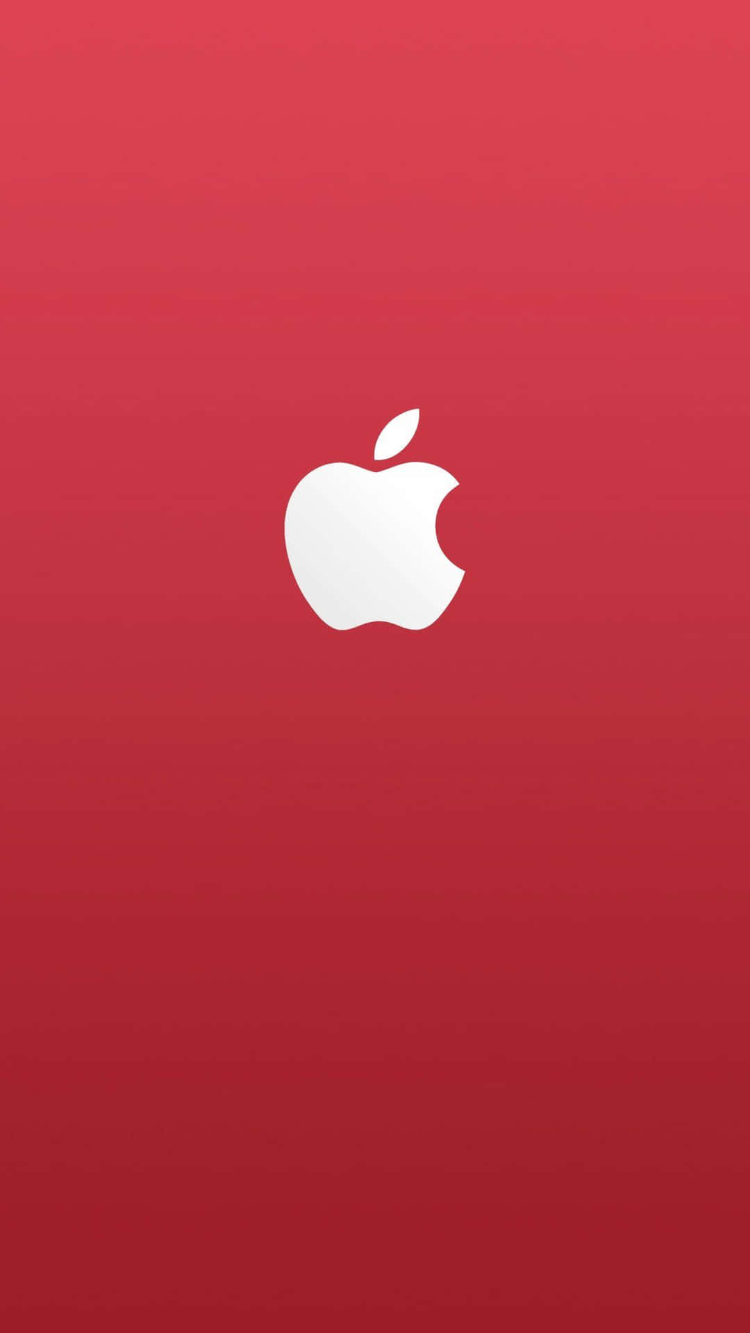 White Logo On Red Amazing Apple Hd Iphone