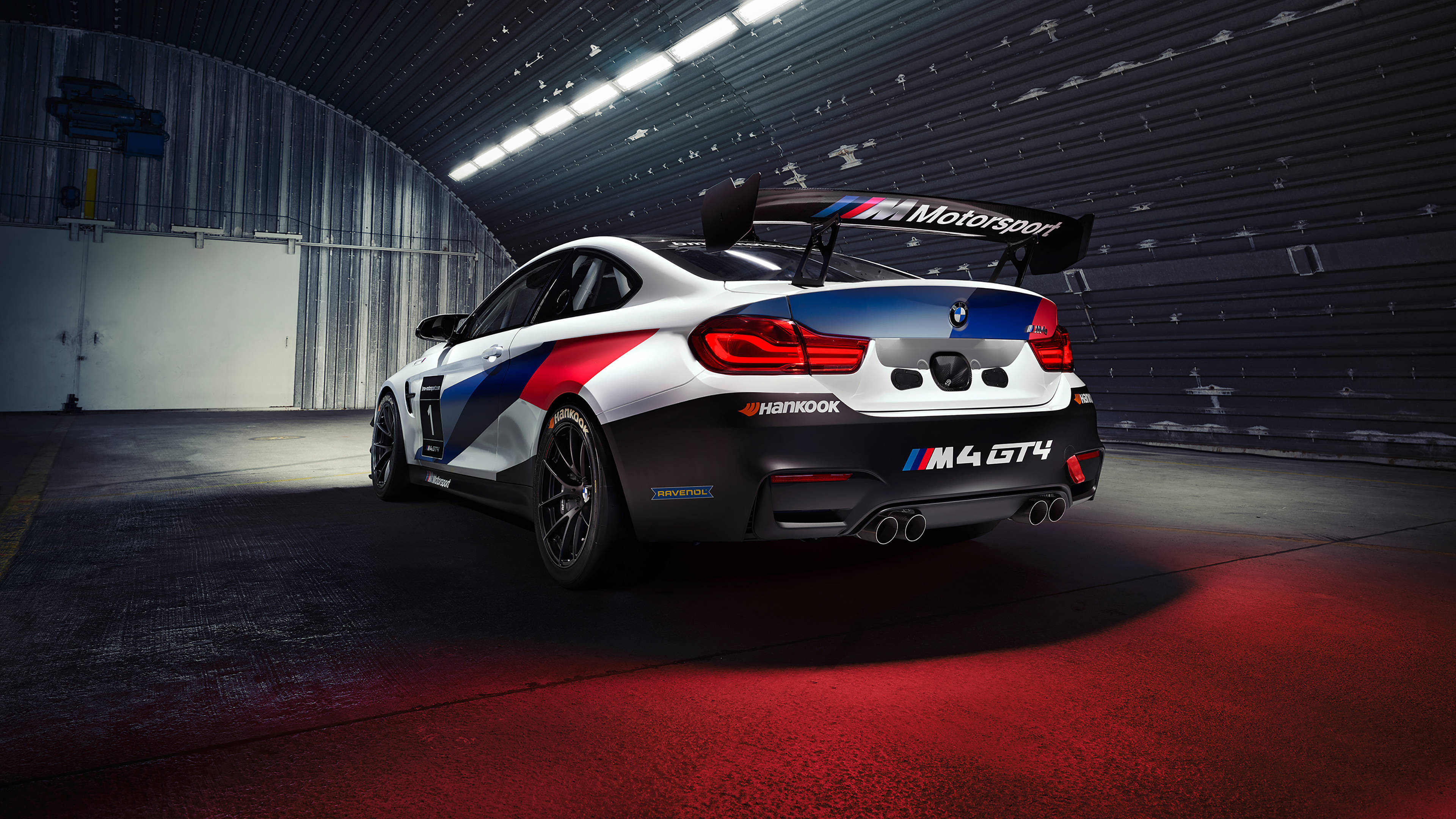 White M4 Gt4 Full Hd Bmw Background