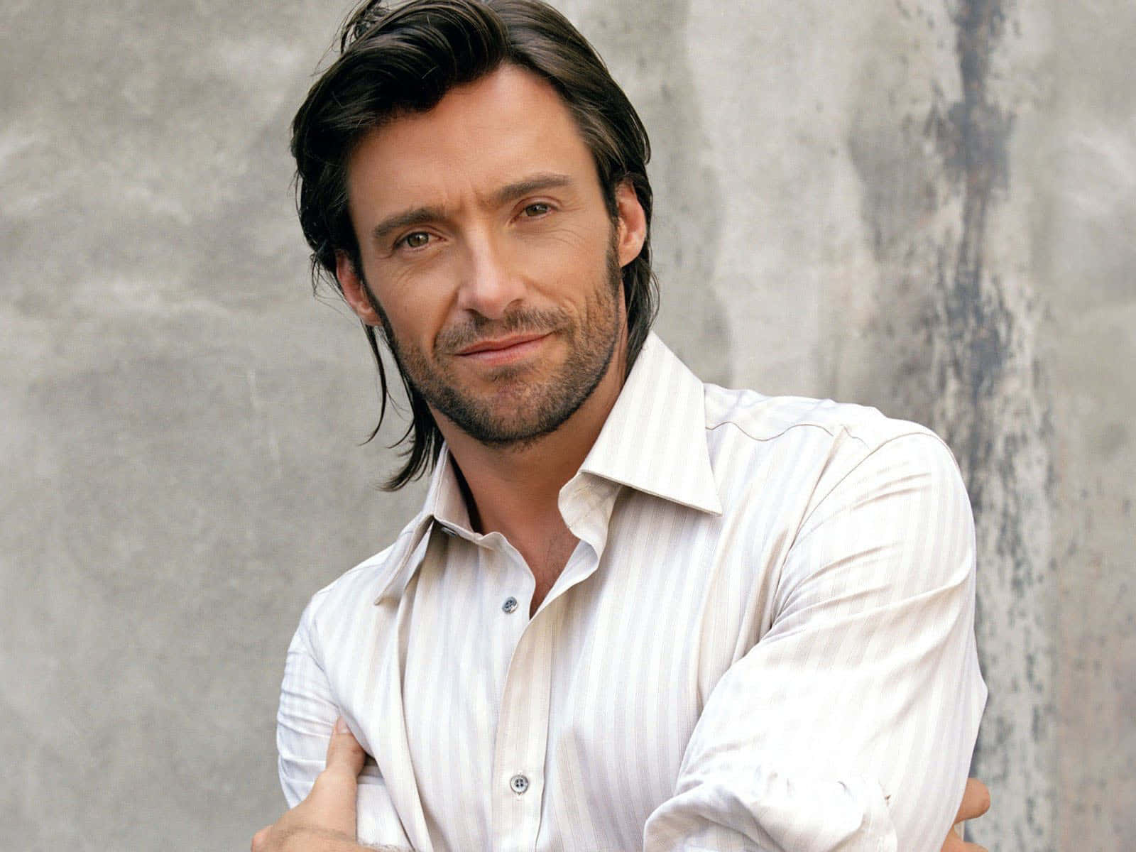 White Man Actor Hugh Jackman Background