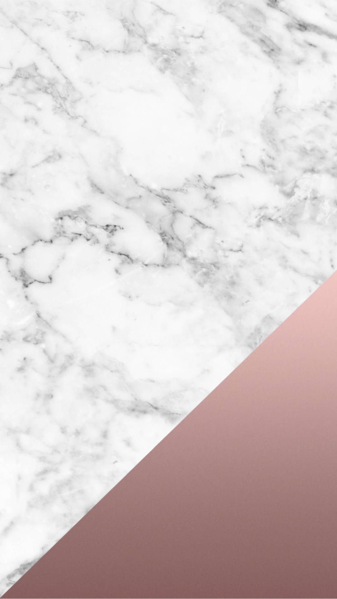 White Marble Rose Gold Gradient Background