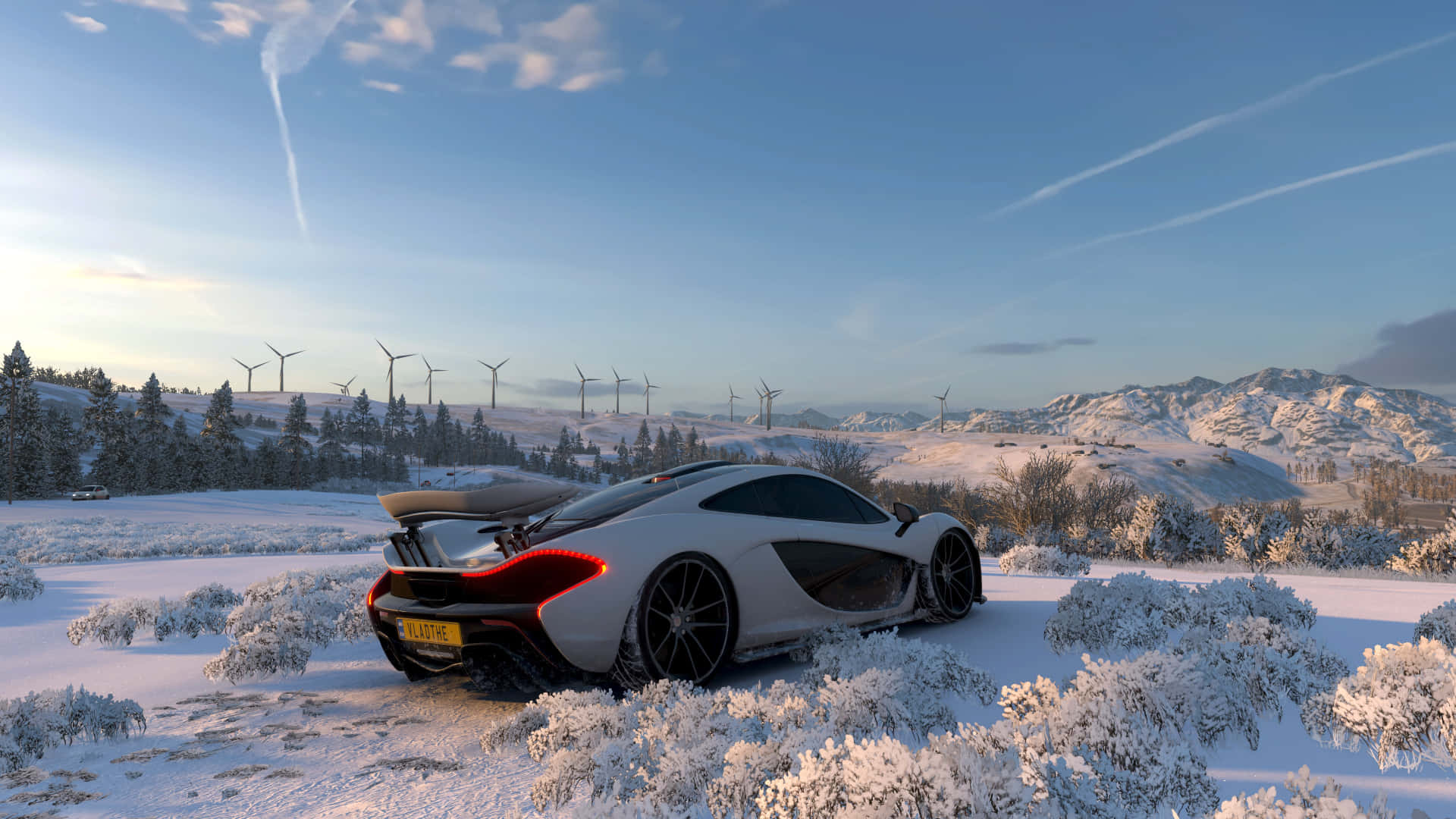 White Mclaren Forza Horizon 4 Hd Background