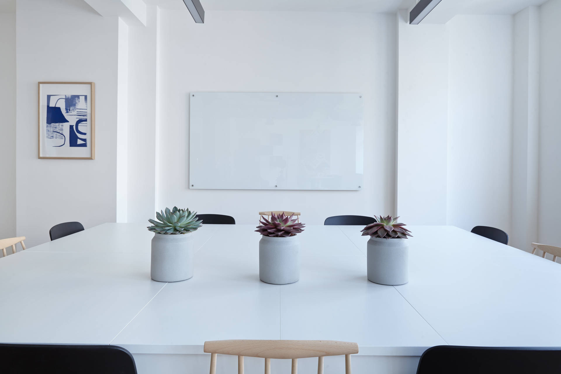 White Meeting Room Zoom Background Office Background