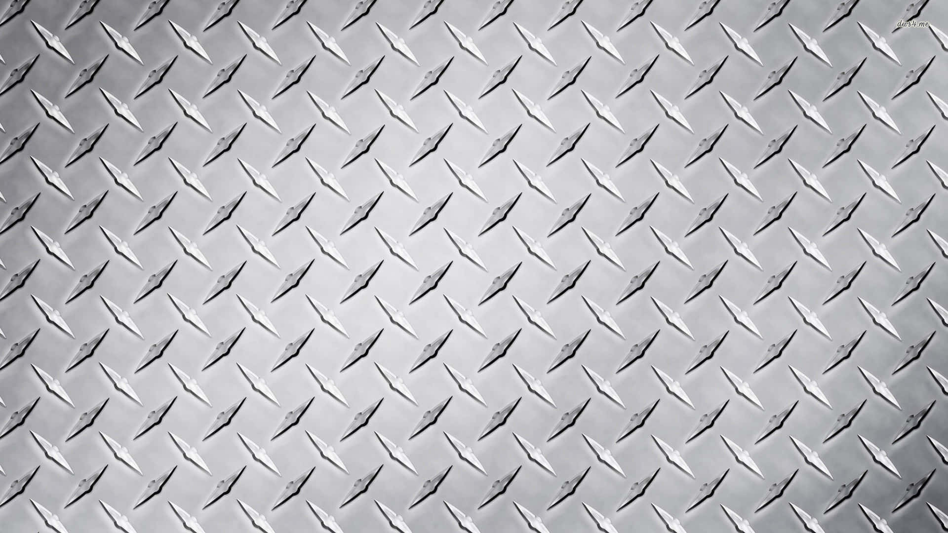 White Metal Diamond Plate Background