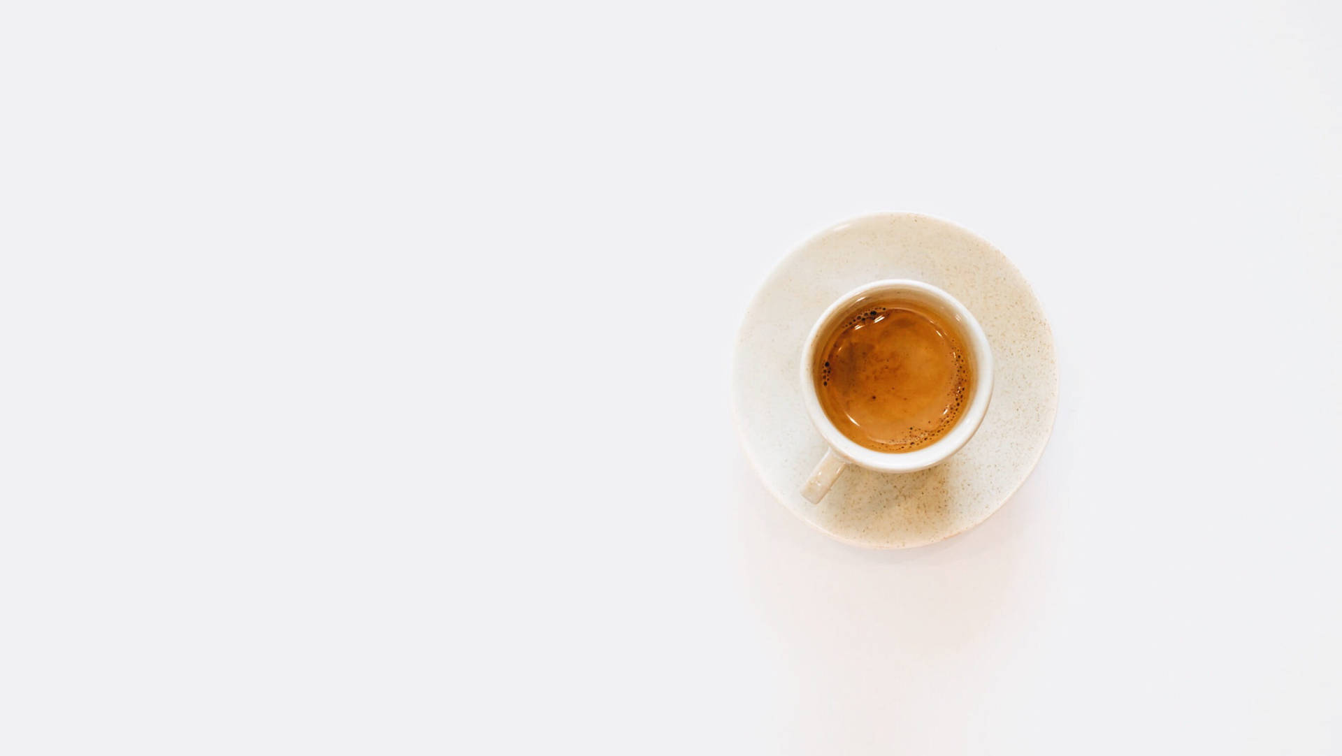 White Minimalist Cup Of Coffee