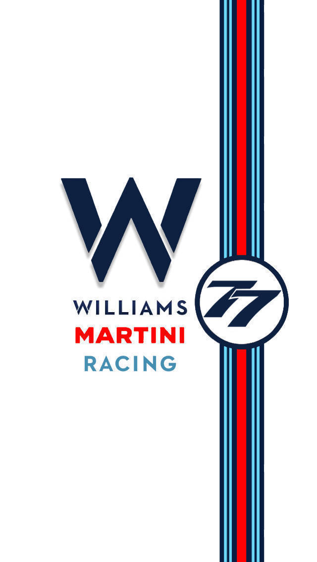 White Minimalist Williams Martini Racing