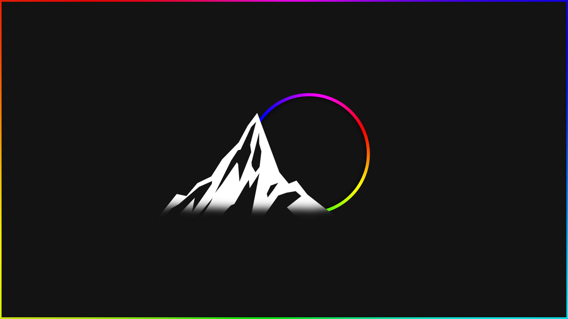 White Mountain Rgb 4k Background