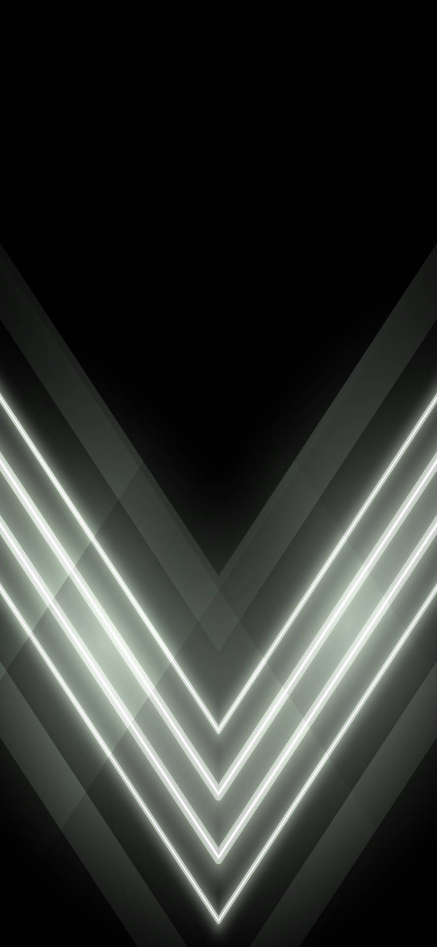 White Neon Aesthetic Arrows Background